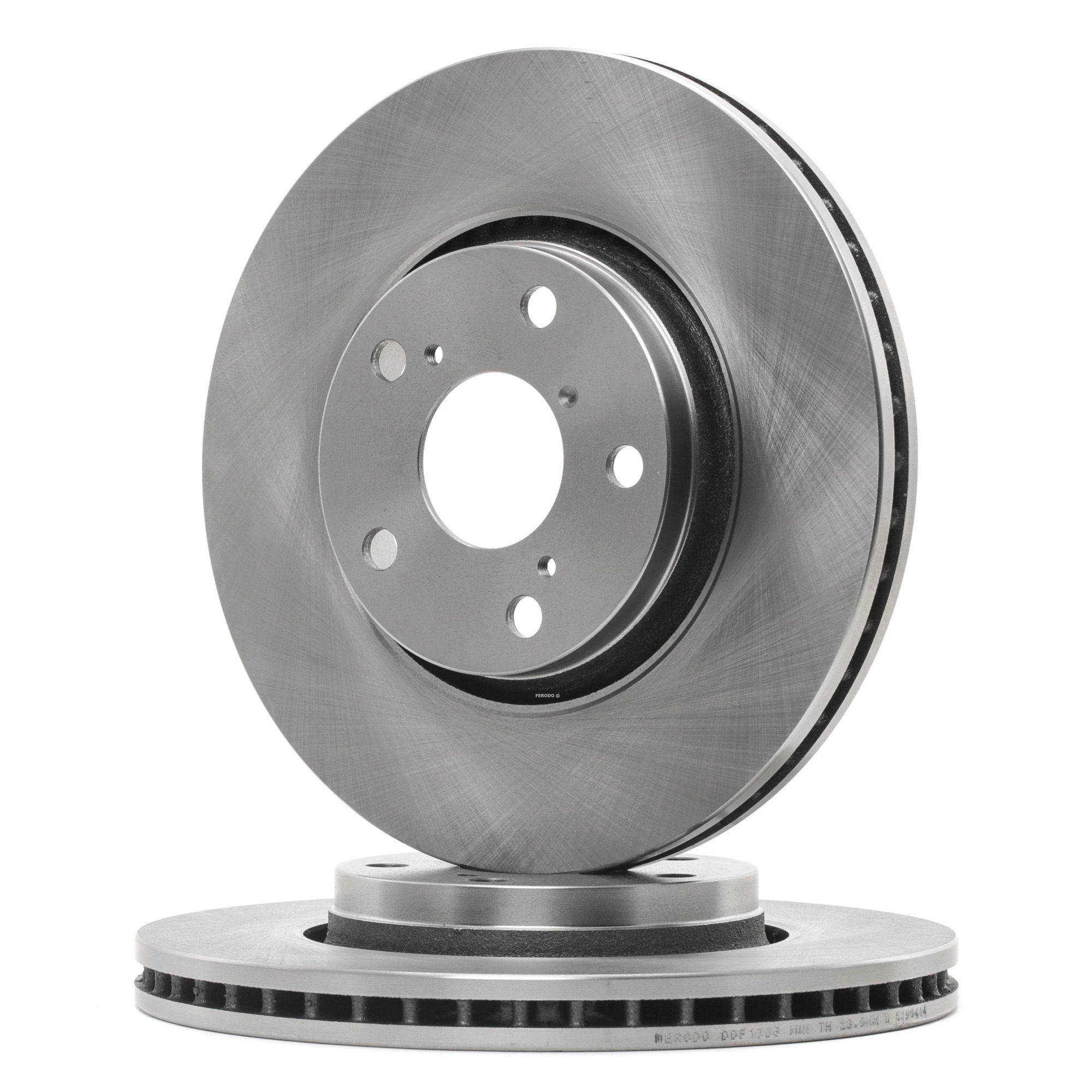 FERODO Disques De Frein DDF1756 Frein à Disque,Disque de frein TOYOTA,AURIS NRE15_, ZZE15_, ADE15_, 