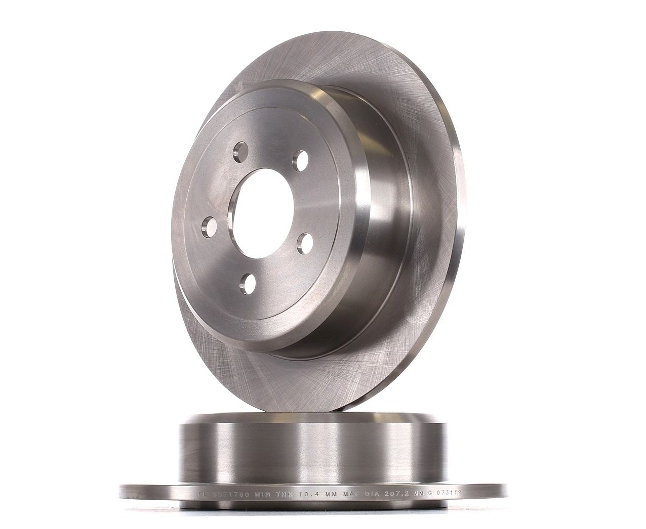 FERODO Disques De Frein DDF1760 Frein à Disque,Disque de frein DODGE,JEEP,NITRO,CHEROKEE KK