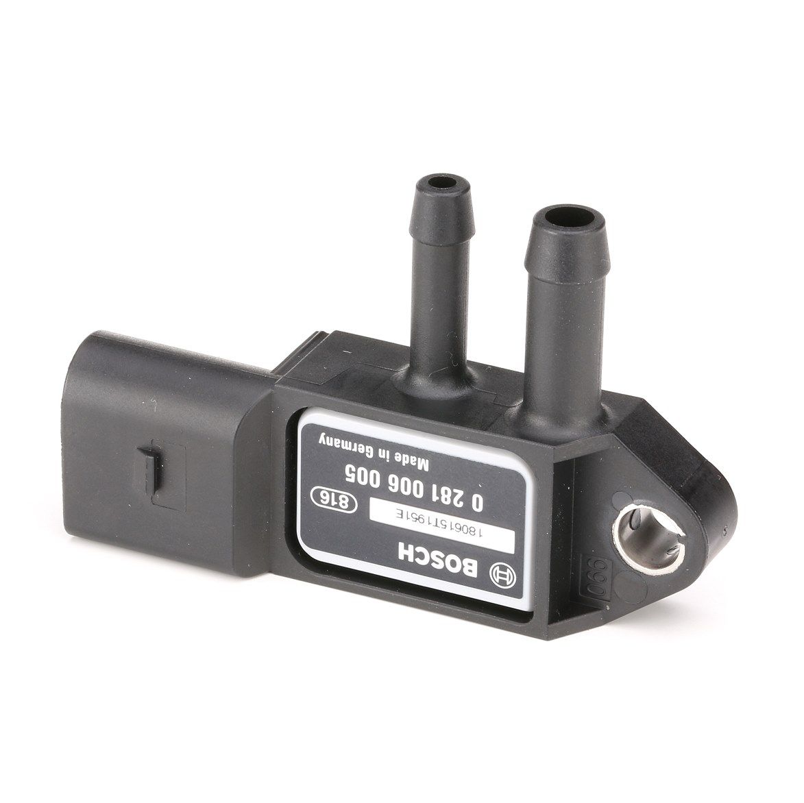 BOSCH Capteur, pression des gaz échappement 0 281 006 005 VW,SKODA,AUDI,TOUAREG 7LA, 7L6, 7L7,PASSAT