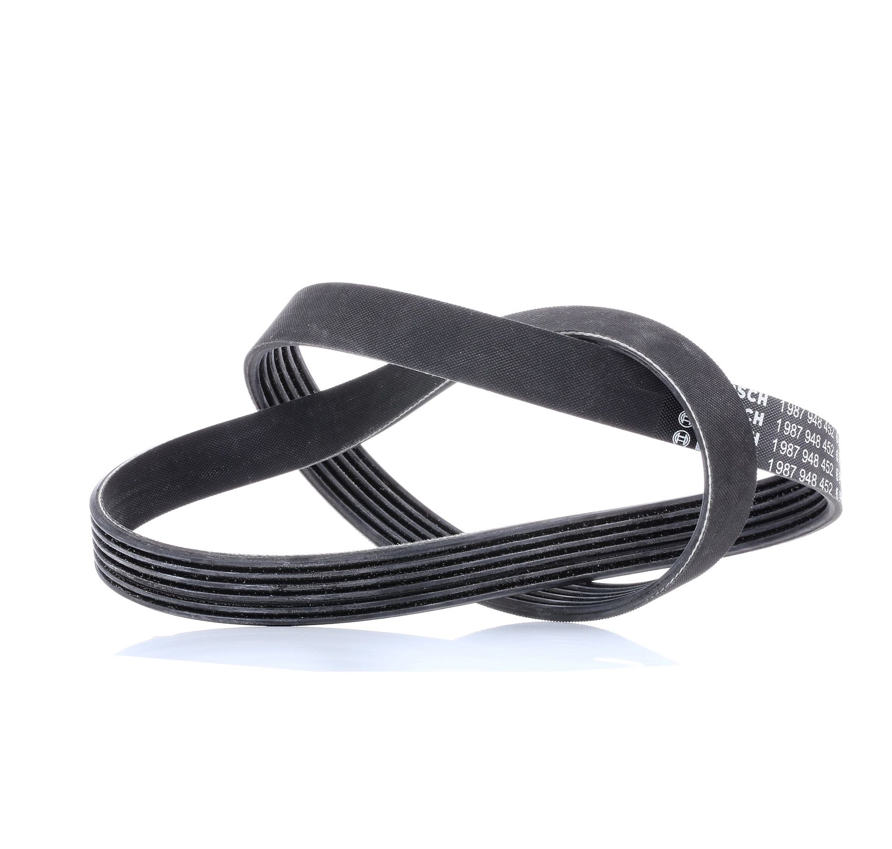 BOSCH Courroie Trapézoïdale à Nervures 1 987 948 452 FIAT,VW,SKODA,DOBLO 119,DOBLO Cargo 223,PALIO W
