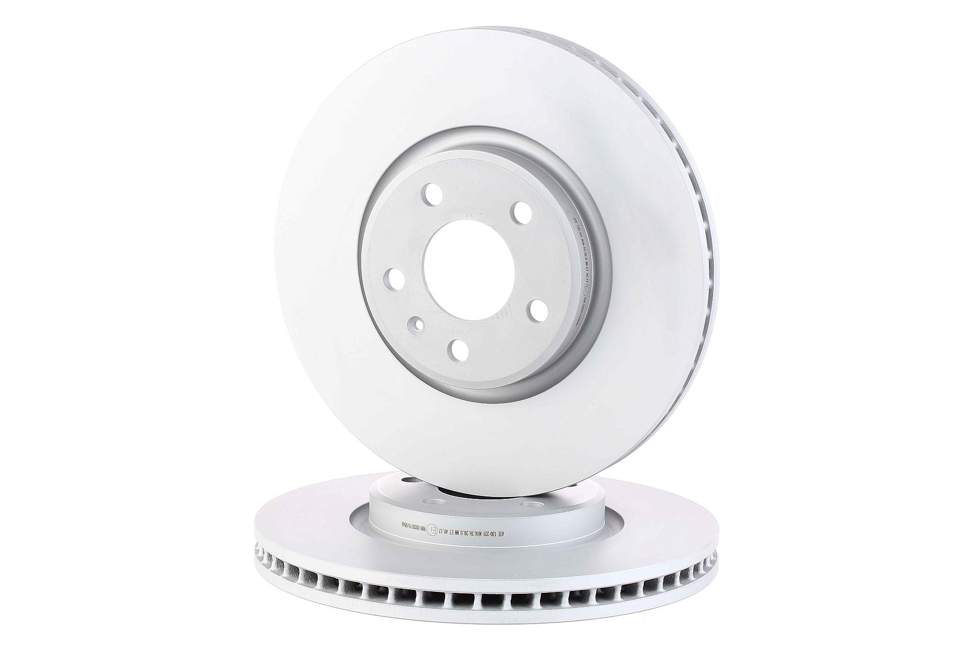 ATE Disques De Frein 24.0130-0221.1 Frein à Disque,Disque de frein AUDI,A4 8K2, B8,A4 Avant 8K5, B8,
