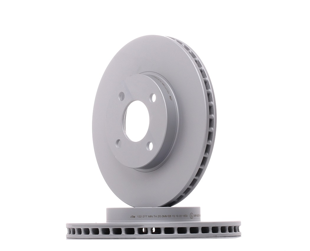 ATE Disques De Frein 24.0122-0277.1 Frein à Disque,Disque de frein NISSAN,MICRA IV K13,NOTE E12