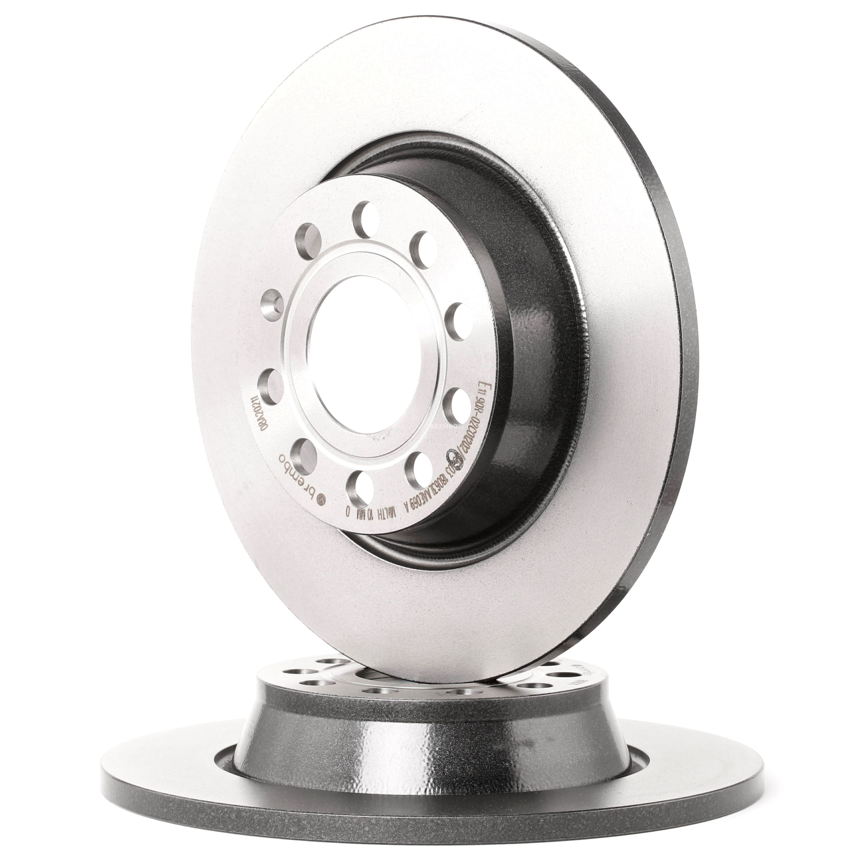 BREMBO Disques De Frein 08.A202.11 Frein à Disque,Disque de frein AUDI,VW,SKODA,A3 8P1,A3 Sportback 