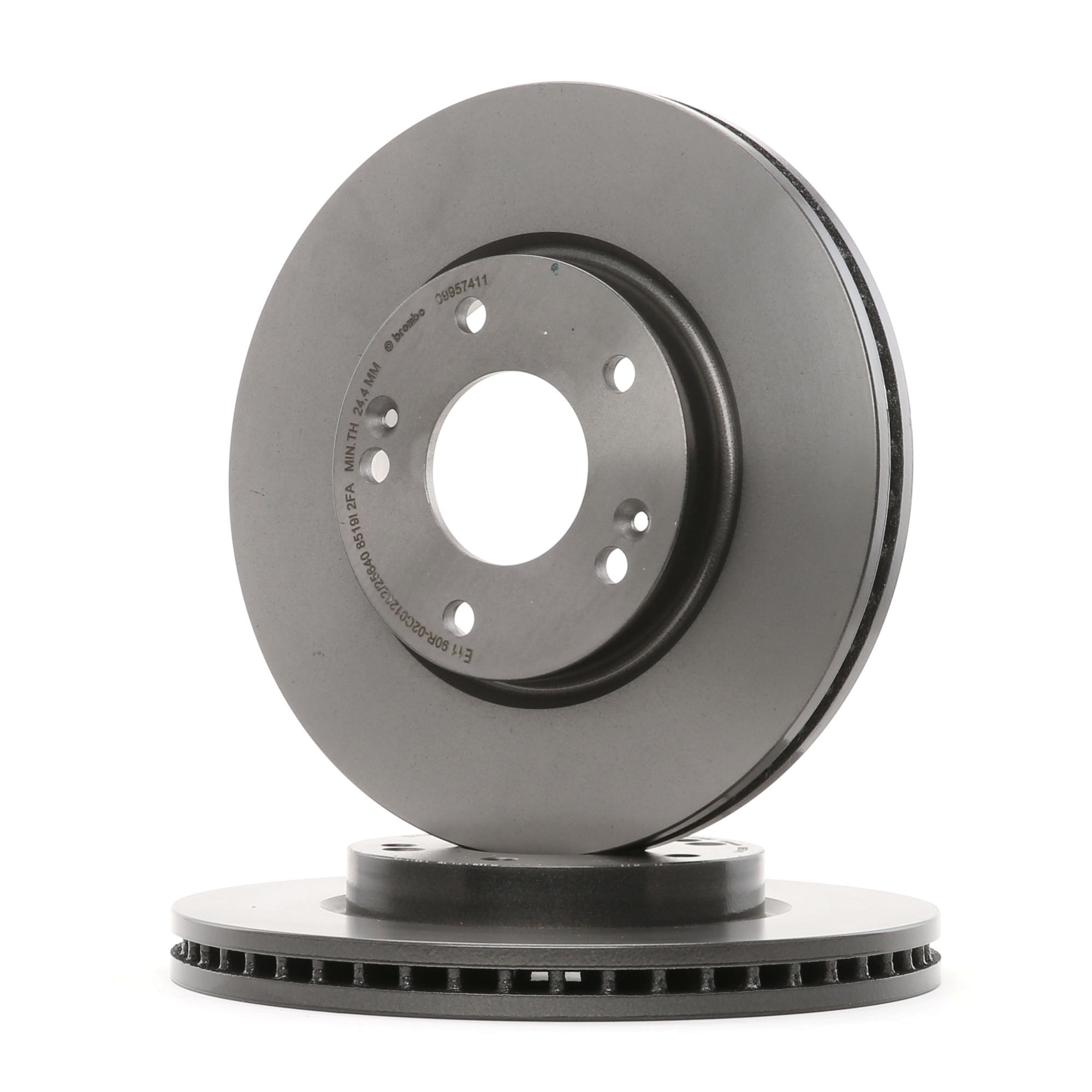 BREMBO Disques De Frein 09.9574.11 Frein à Disque,Disque de frein HYUNDAI,KIA,TUCSON JM,COUPE GK,SON
