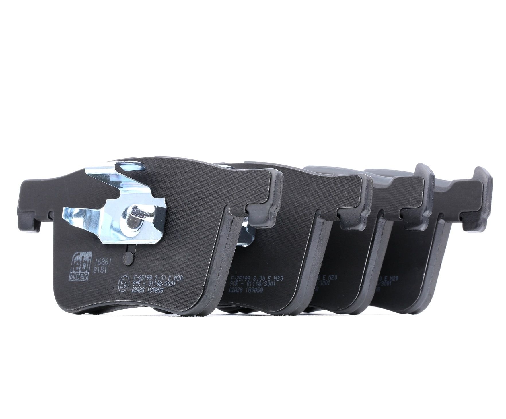 FEBI BILSTEIN Plaquettes De Frein 16861 Jeu De Plaquettes De Frein,Jeu de plaquettes de frein, frein