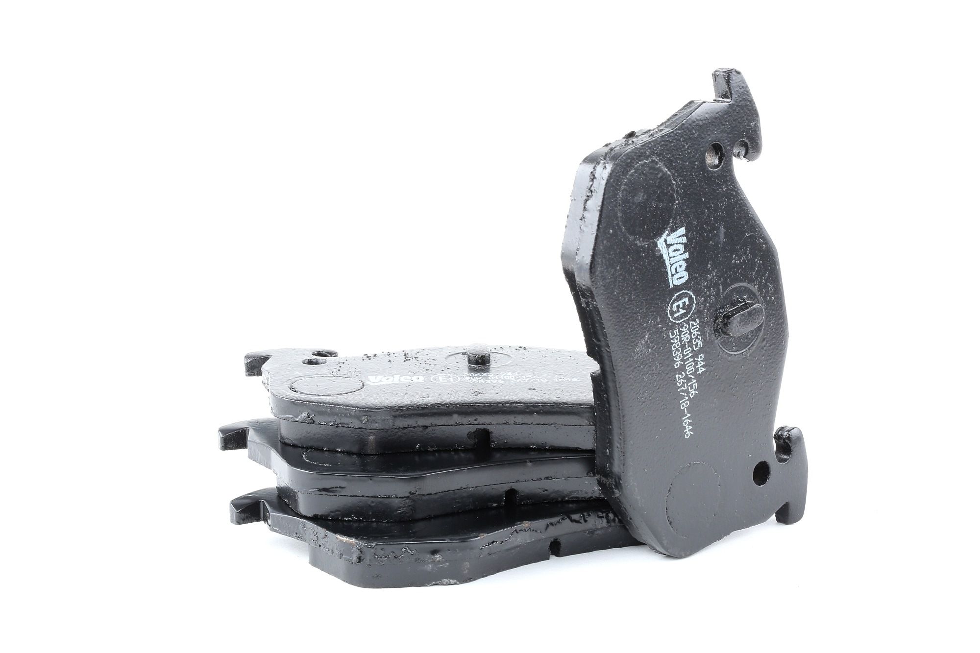 VALEO Plaquettes De Frein 598396 Jeu De Plaquettes De Frein,Jeu de plaquettes de frein, frein à disq