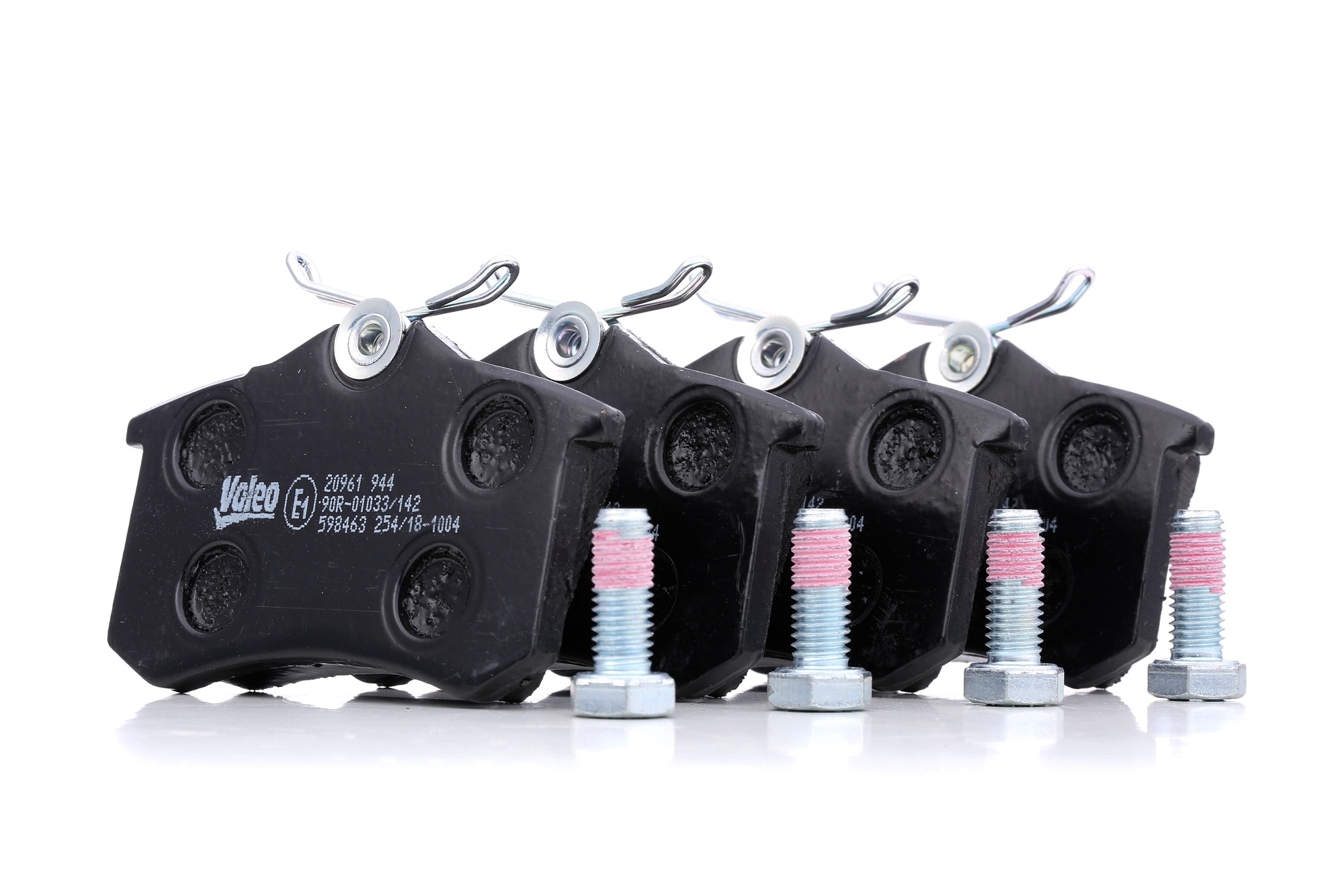 VALEO Plaquettes De Frein 598463 Jeu De Plaquettes De Frein,Jeu de plaquettes de frein, frein à disq