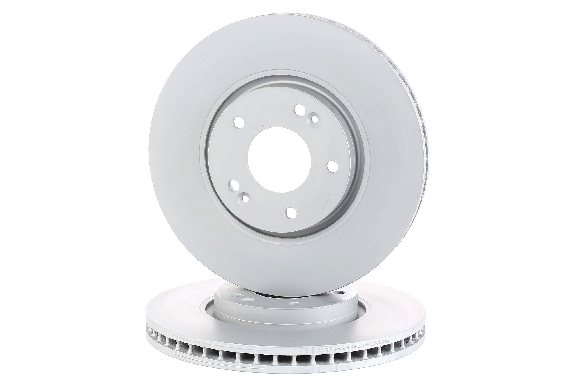 ATE Disques De Frein 24.0128-0256.1 Frein à Disque,Disque de frein KIA,HYUNDAI,SPORTAGE SL,CARENS IV