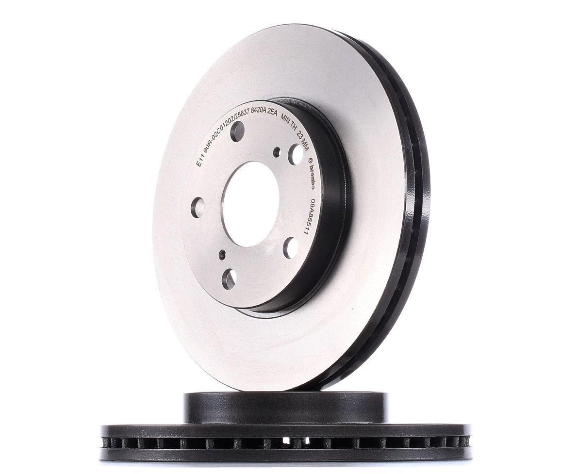 BREMBO Disques De Frein 09.A865.11 Frein à Disque,Disque de frein TOYOTA,AURIS NRE15_, ZZE15_, ADE15