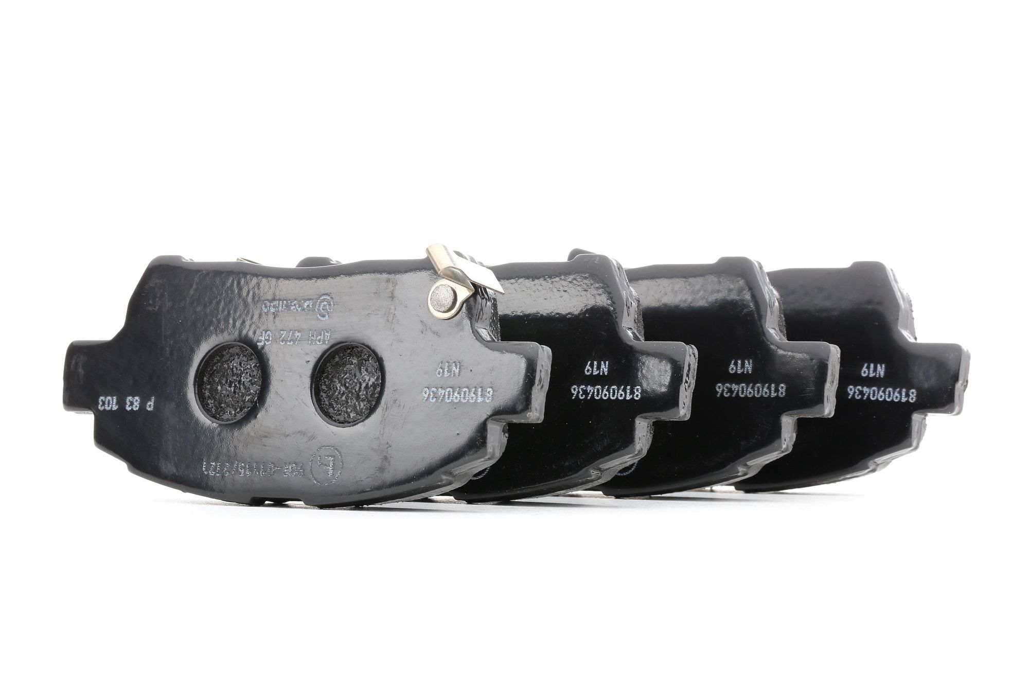 BREMBO Plaquettes De Frein P 83 103 Jeu De Plaquettes De Frein,Jeu de plaquettes de frein, frein à d