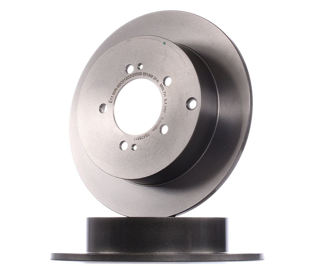 BREMBO Disques De Frein 08.A755.11 Frein à Disque,Disque de frein CITROËN,PEUGEOT,MITSUBISHI,C-CROSS