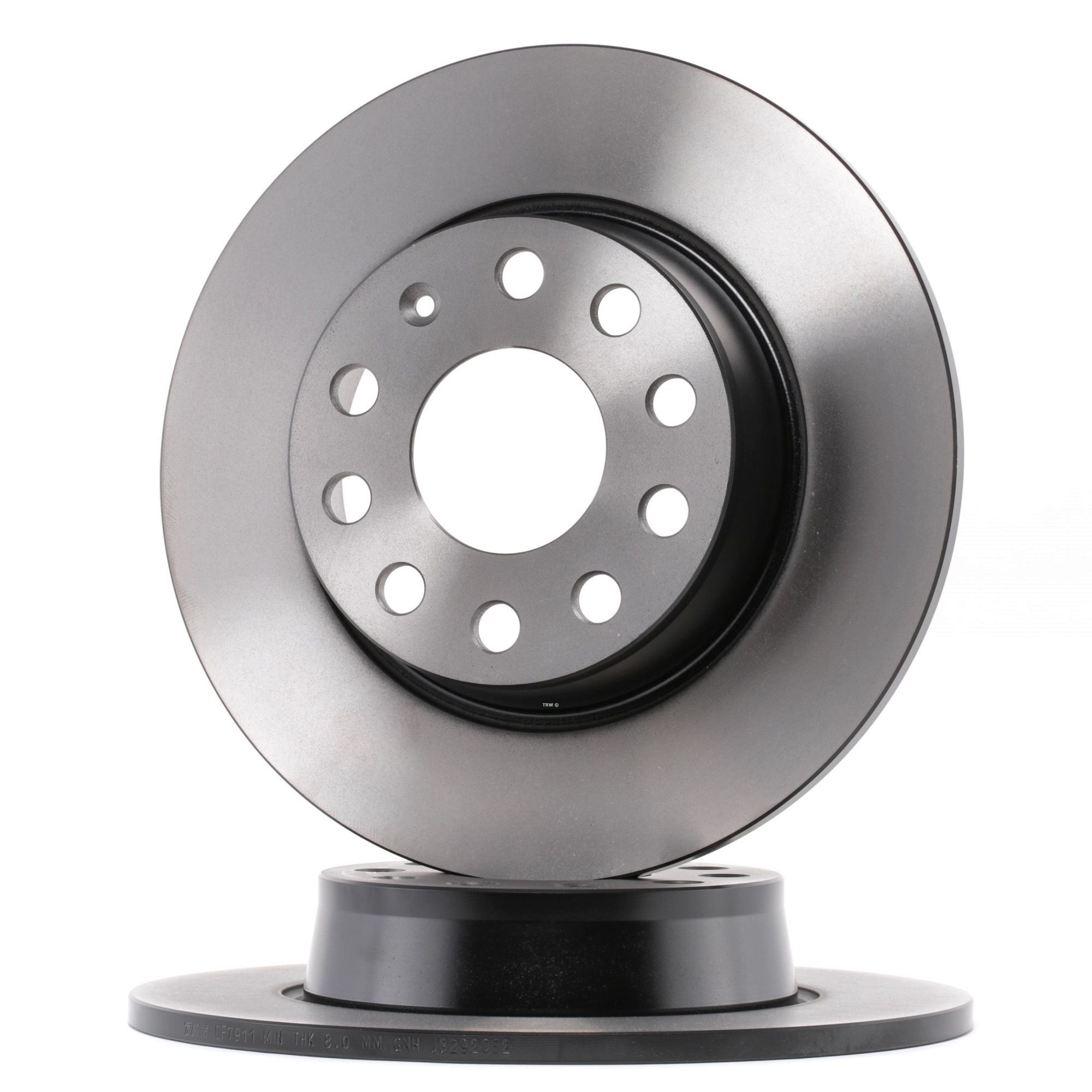 TRW Disques De Frein DF7911 Frein à Disque,Disque de frein AUDI,VW,SKODA,A3 8P1,A3 Sportback 8PA,A1