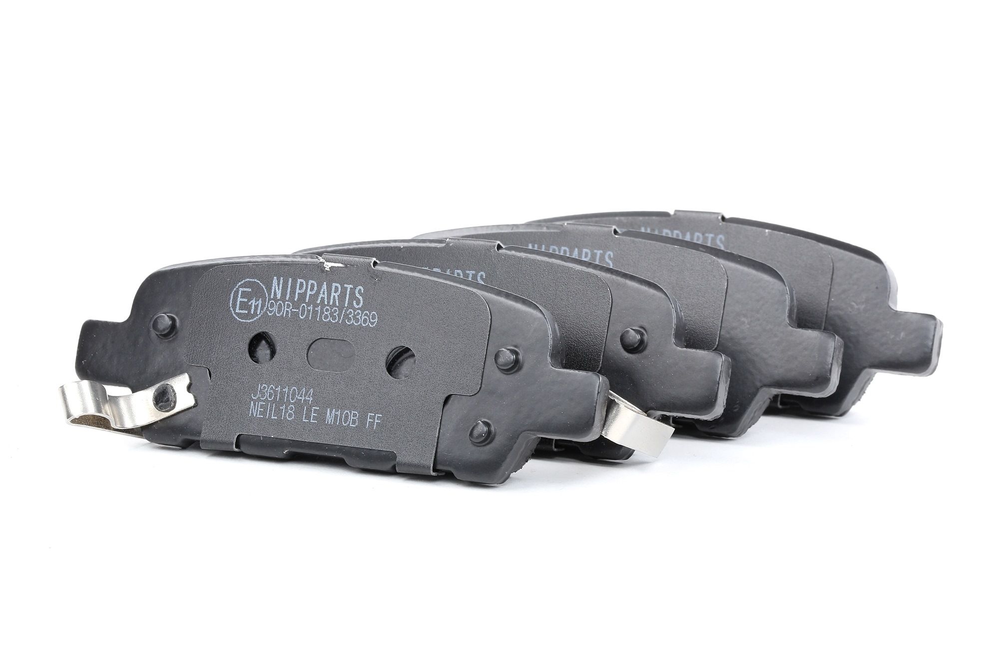 NIPPARTS Plaquettes De Frein J3611044 Jeu De Plaquettes De Frein,Jeu de plaquettes de frein, frein à
