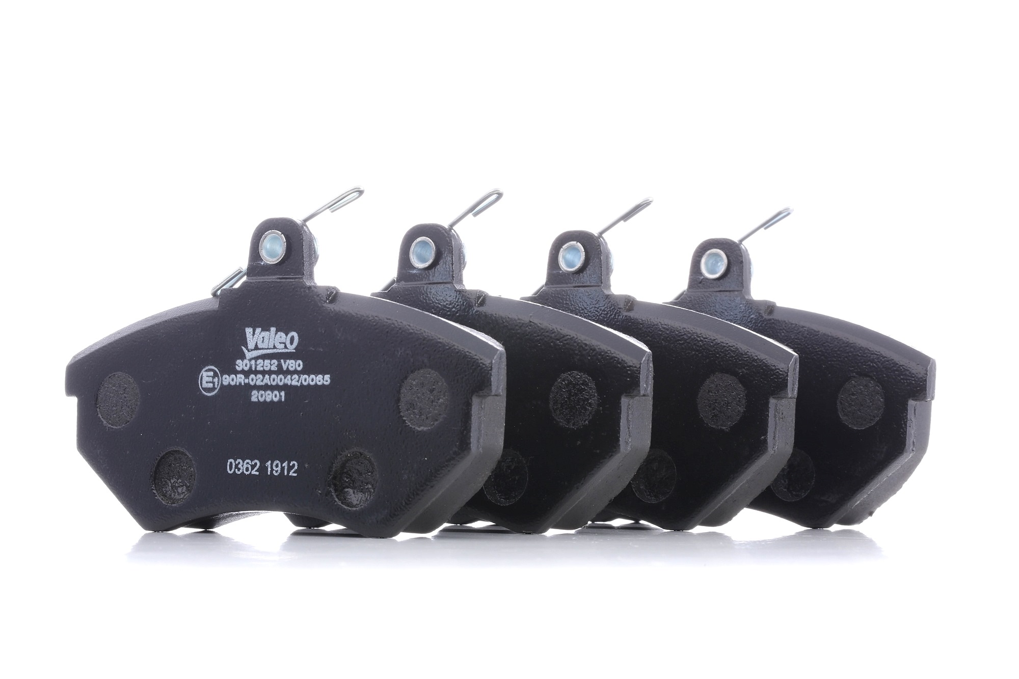 VALEO Plaquettes De Frein 301252 Jeu De Plaquettes De Frein,Jeu de plaquettes de frein, frein à disq
