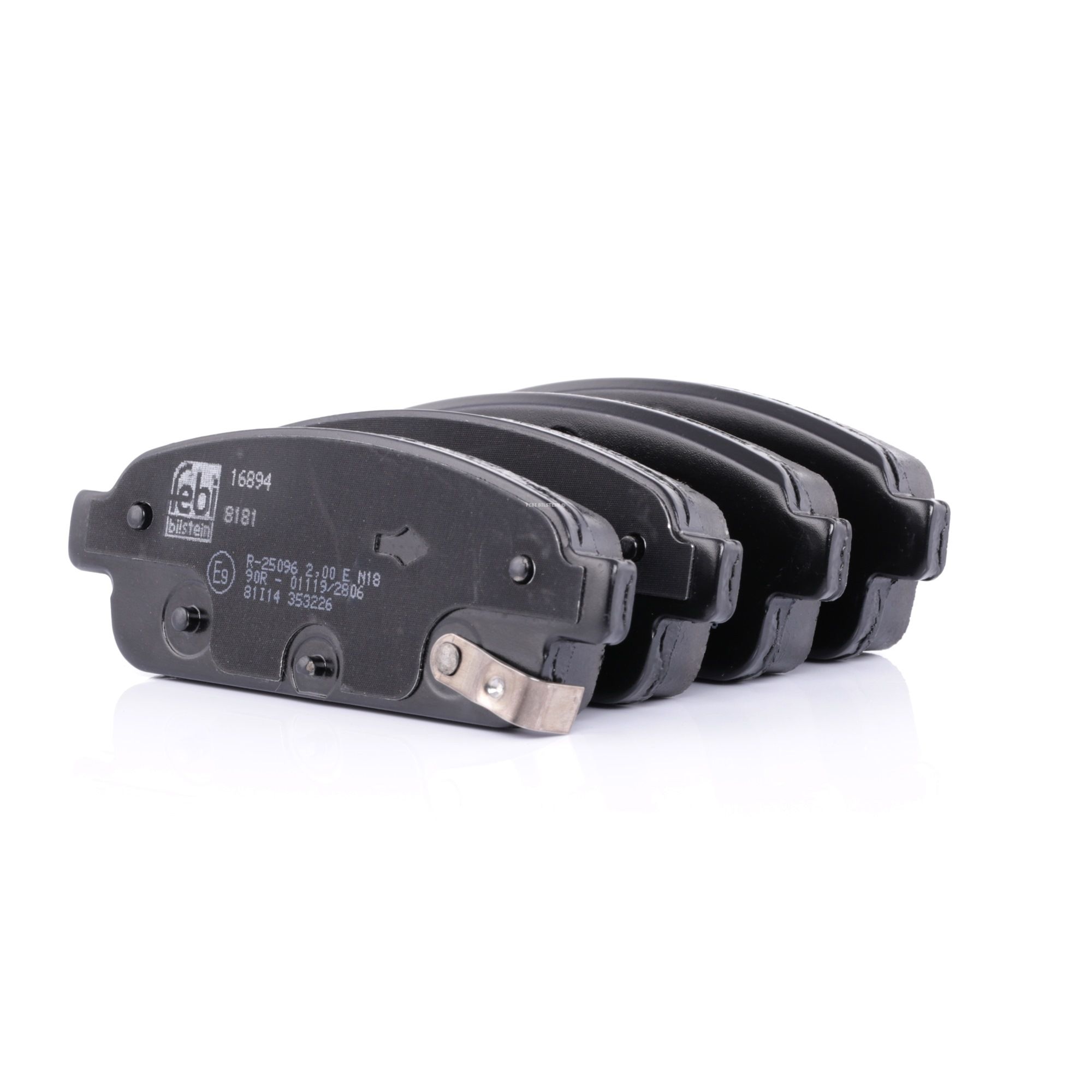 FEBI BILSTEIN Plaquettes De Frein 16894 Jeu De Plaquettes De Frein,Jeu de plaquettes de frein, frein