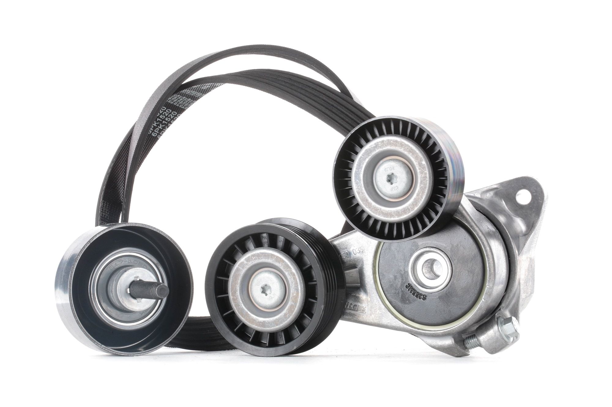 GATES Jeu De Courroie Trapézoïdale à Nervures K016PK1520 Jeu de courroies trapézoïdales à nervures F