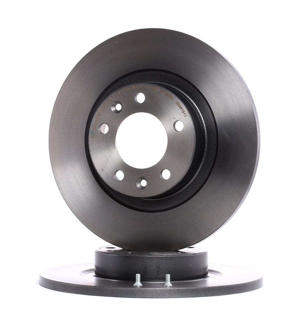 BREMBO Disques De Frein 08.A615.11 Frein à Disque,Disque de frein PEUGEOT,508,508 SW