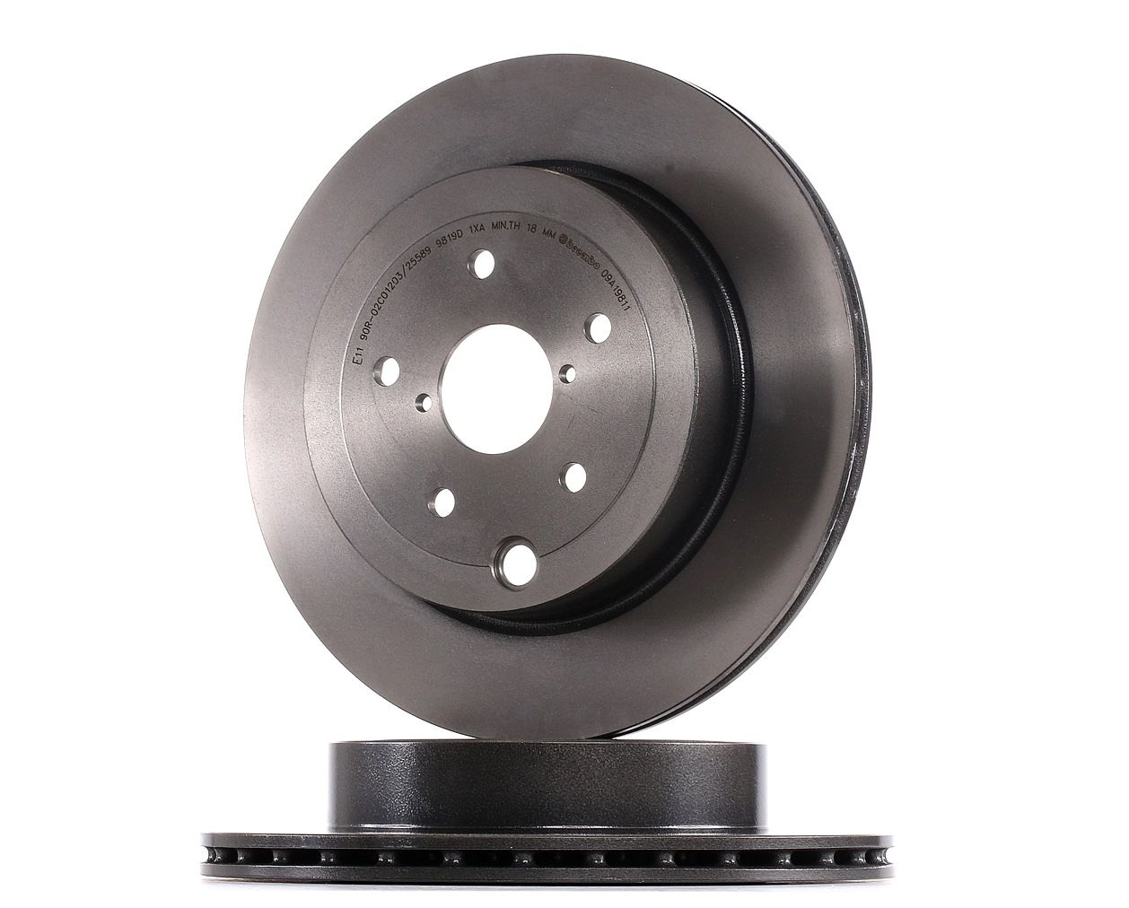 BREMBO Disques De Frein 09.A198.11 Frein à Disque,Disque de frein SUBARU,IMPREZA Fastback GR, GH, G3