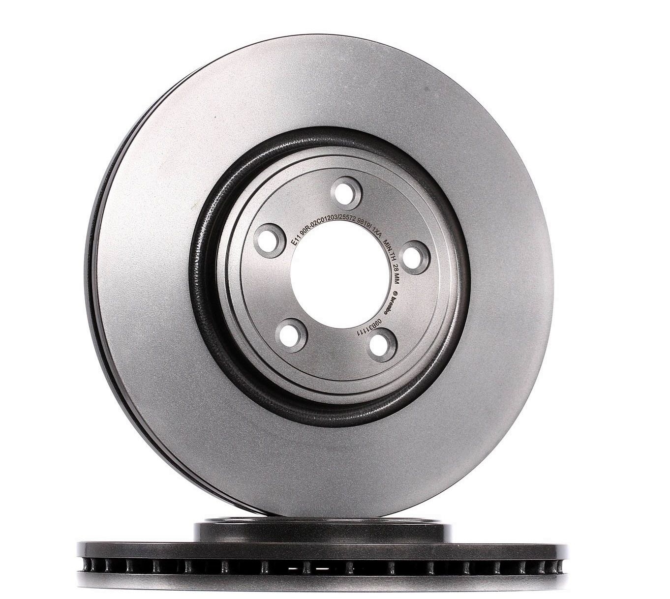 BREMBO Disques De Frein 09.B311.11 Frein à Disque,Disque de frein JAGUAR,XF _J05_, CC9,XJ X350, X358
