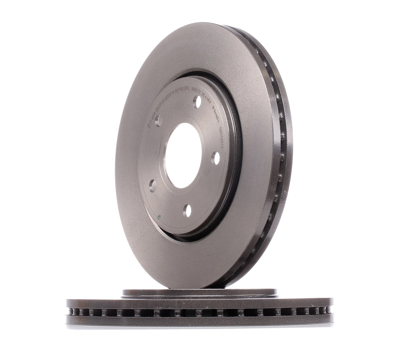 BREMBO Disques De Frein 09.N125.11 Frein à Disque,Disque de frein FIAT,DODGE,CHRYSLER,FREEMONT JF_,J