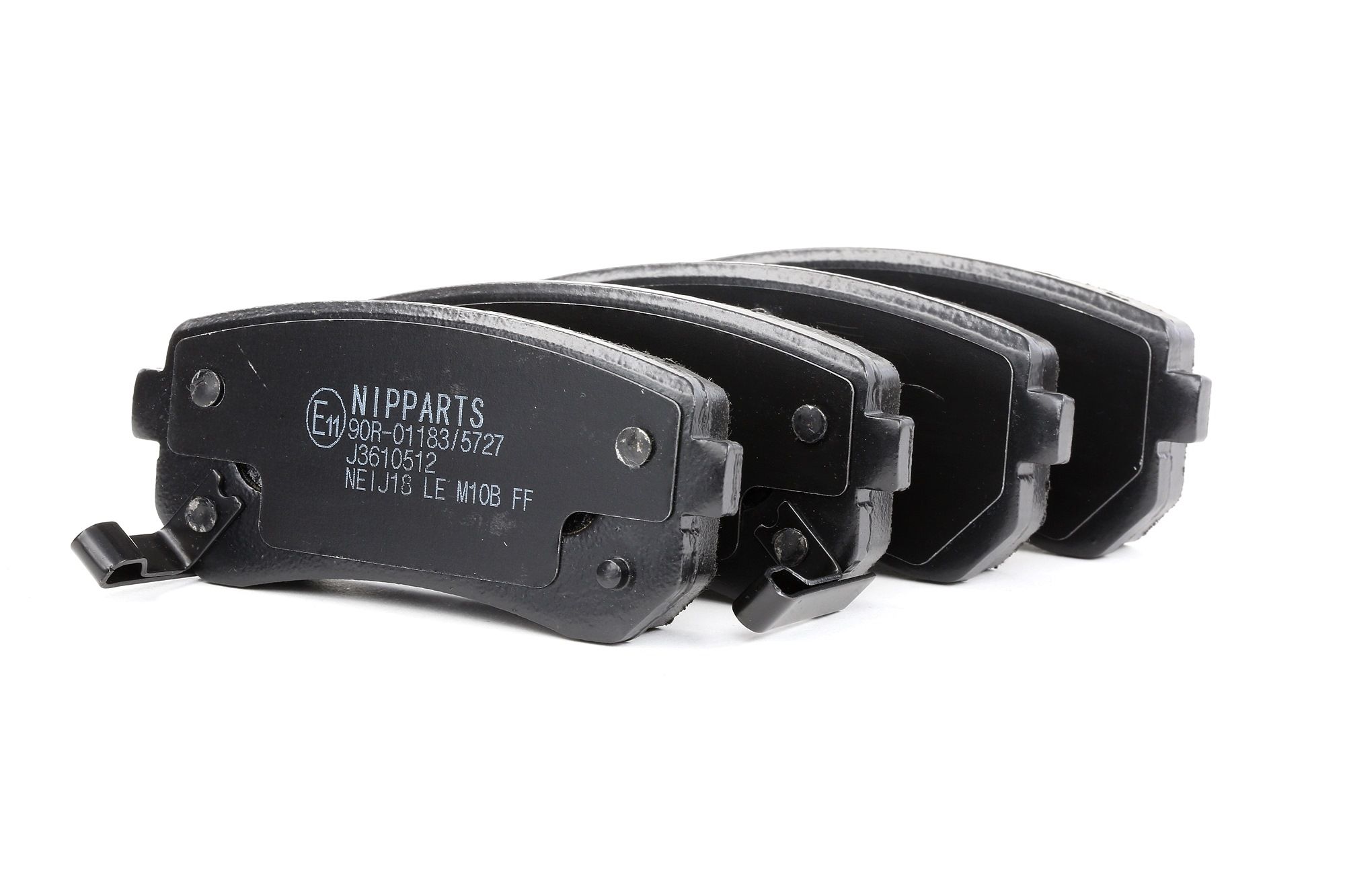 NIPPARTS Plaquettes De Frein J3610512 Jeu De Plaquettes De Frein,Jeu de plaquettes de frein, frein à