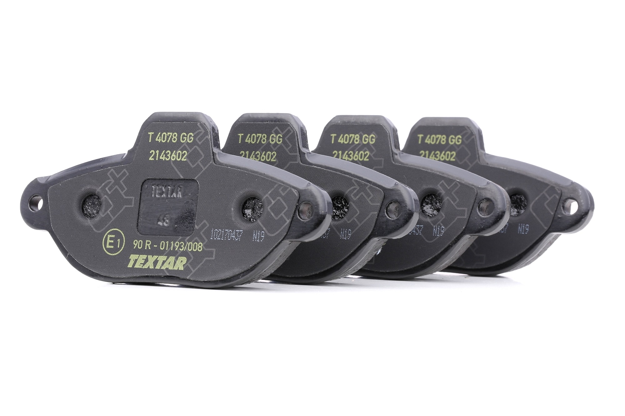 TEXTAR Bremsbeläge Q+ 2143602 Bremsklötze,Scheibenbremsbelag FIAT,LANCIA,PUNTO 188,PANDA 169,SEICENTO 187,PUNTO 176,PANDA Van 169,CINQUECENTO 170