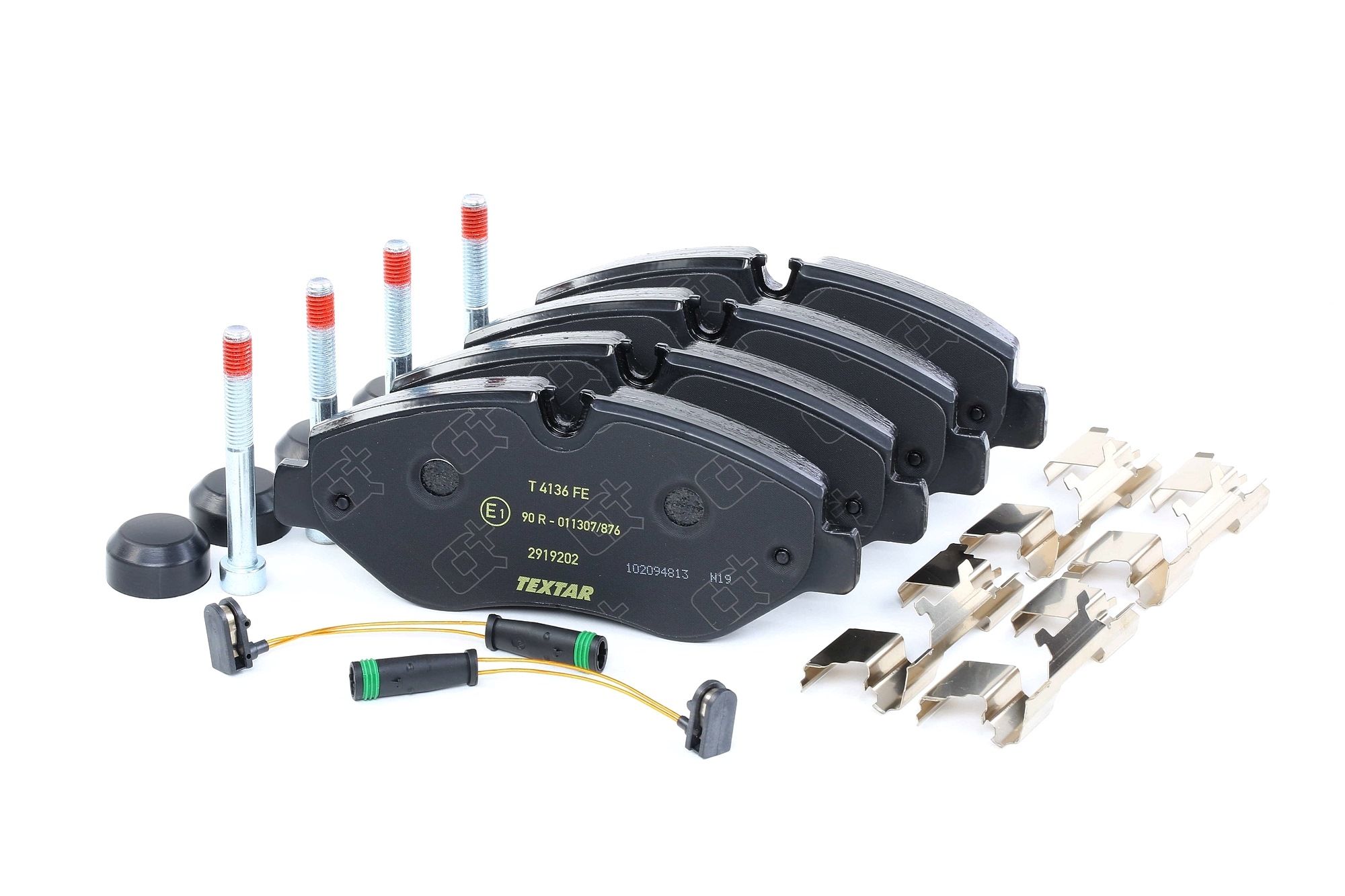 TEXTAR Plaquettes De Frein Q+ 2919202 Jeu De Plaquettes De Frein,Jeu de plaquettes de frein, frein à