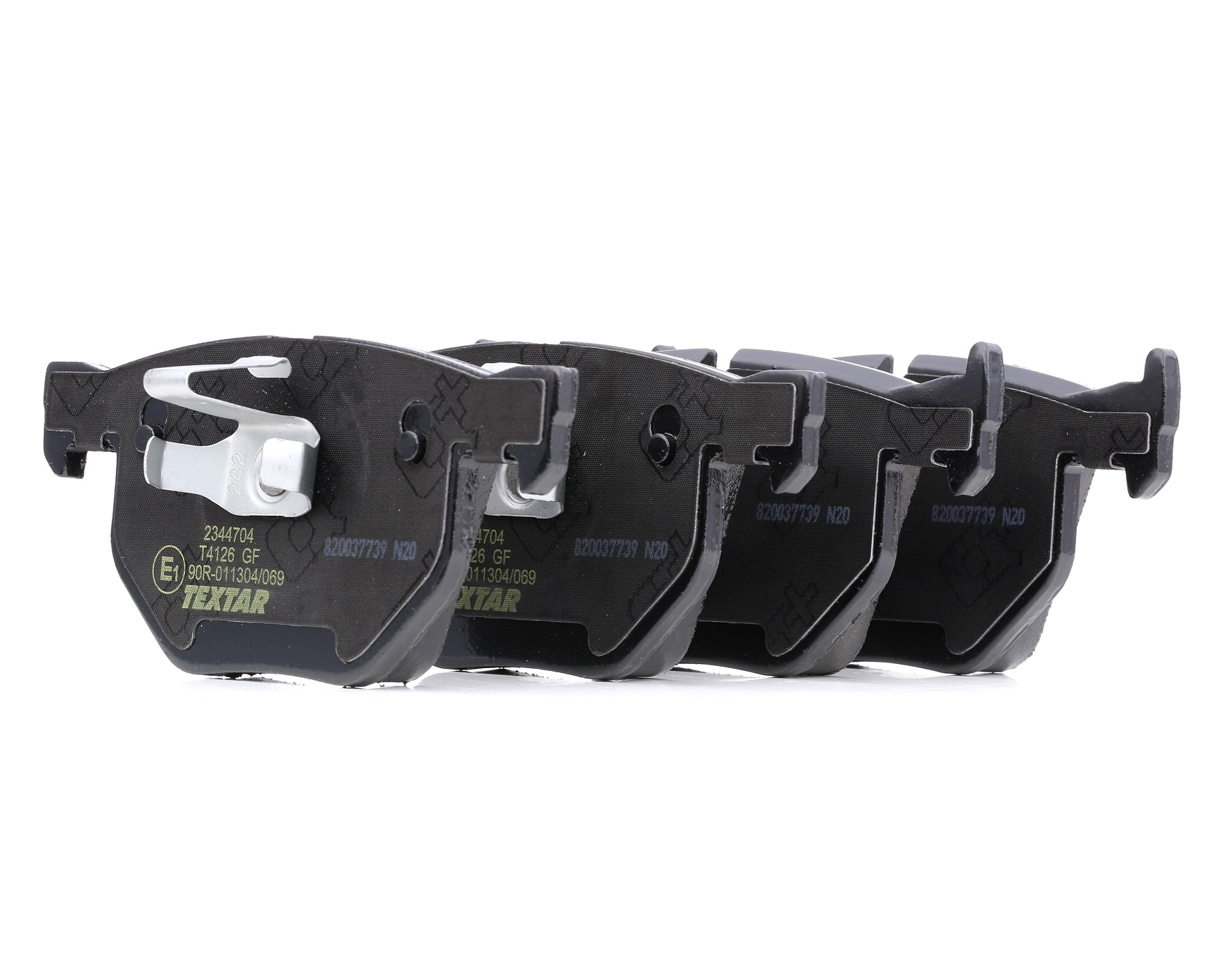 TEXTAR Plaquettes De Frein Q+ 2344704 Jeu De Plaquettes De Frein,Jeu de plaquettes de frein, frein à