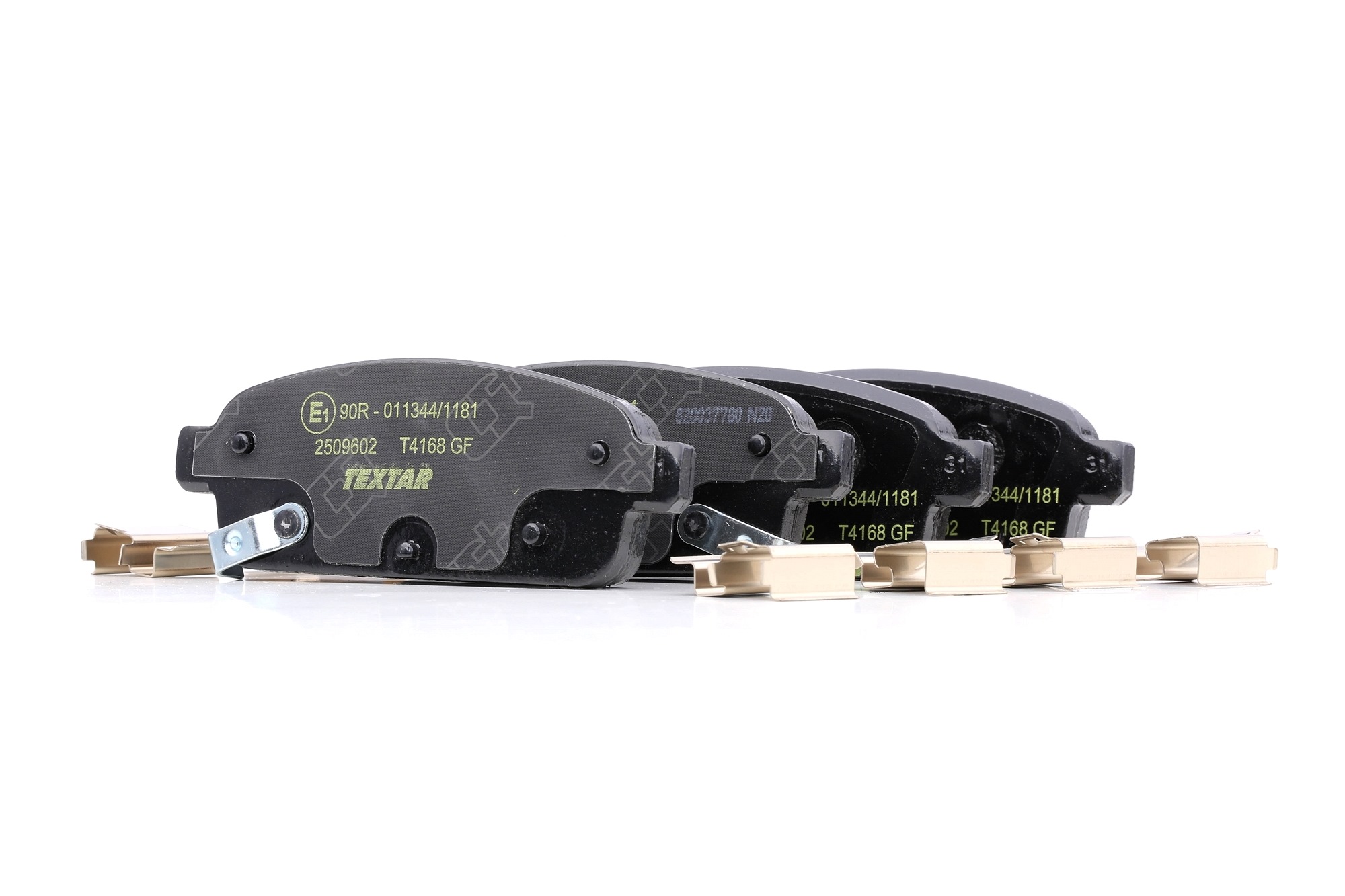 TEXTAR Plaquettes De Frein Q+ 2509602 Jeu De Plaquettes De Frein,Jeu de plaquettes de frein, frein à
