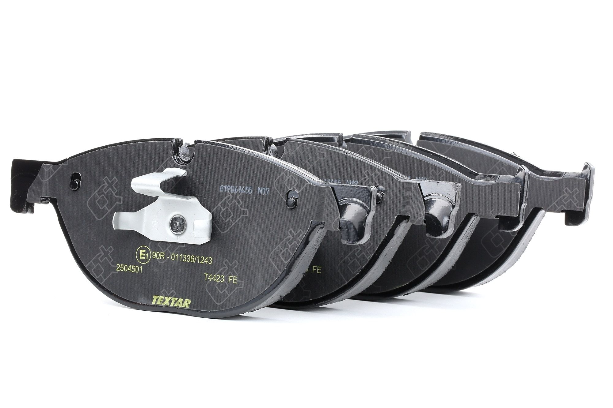 TEXTAR Plaquettes De Frein Q+ 2504501 Jeu De Plaquettes De Frein,Jeu de plaquettes de frein, frein à