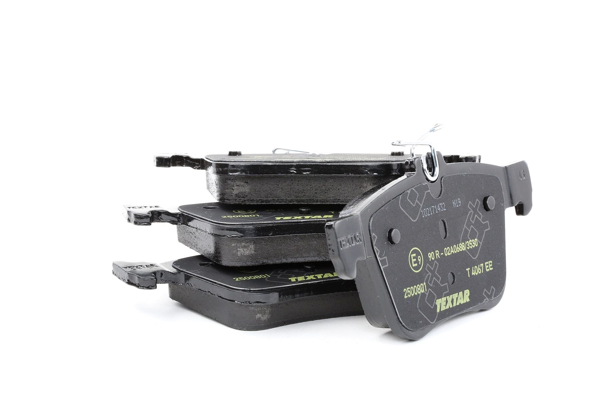 TEXTAR Plaquettes De Frein Q+ 2500801 Jeu De Plaquettes De Frein,Jeu de plaquettes de frein, frein à