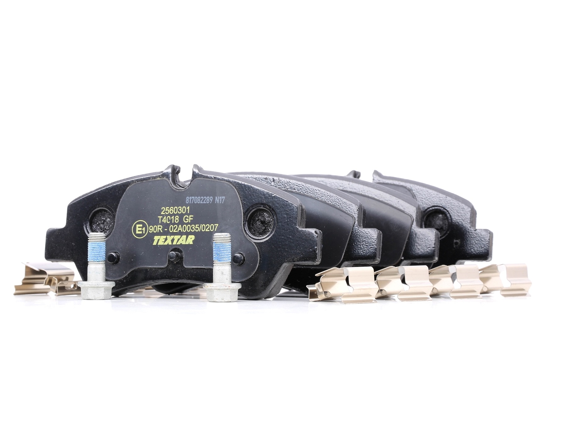 TEXTAR Plaquettes De Frein Q+ 2560301 Jeu De Plaquettes De Frein,Jeu de plaquettes de frein, frein à