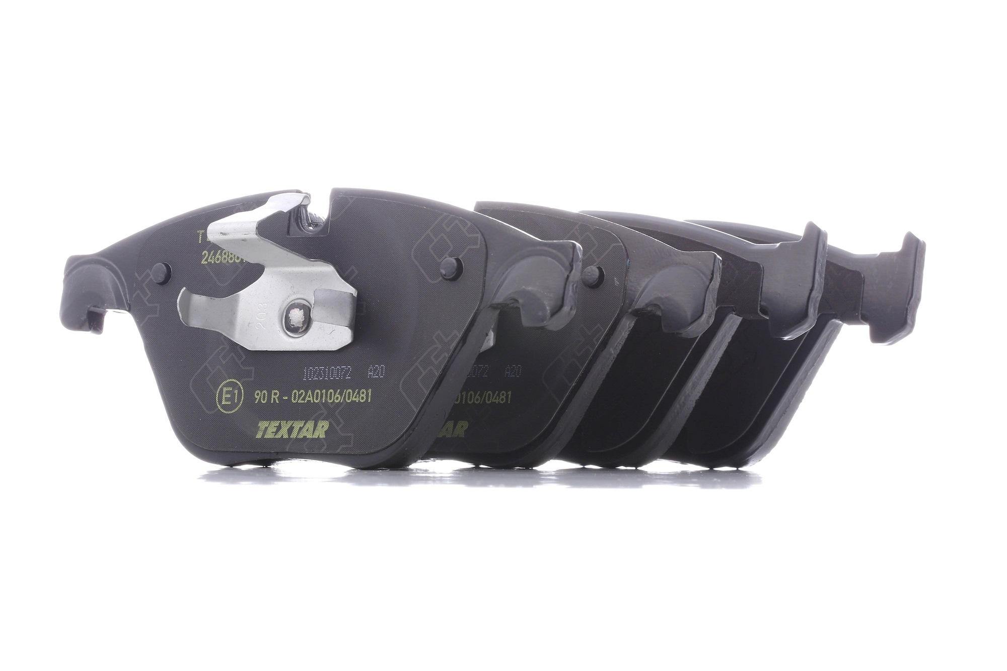 TEXTAR Plaquettes De Frein Q+ 2468801 Jeu De Plaquettes De Frein,Jeu de plaquettes de frein, frein à