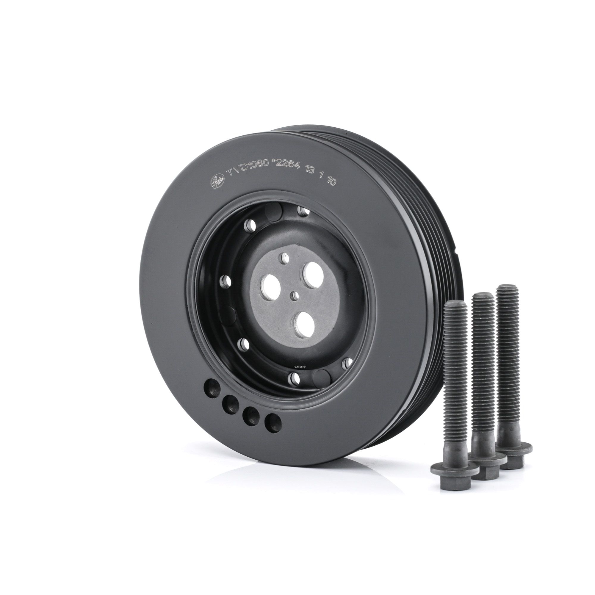 GATES Poulie Damper TVD1060A Poulie De Vilebrequin,Poulie, vilebrequin JAGUAR,FORD,X-TYPE CF1,X-TYPE
