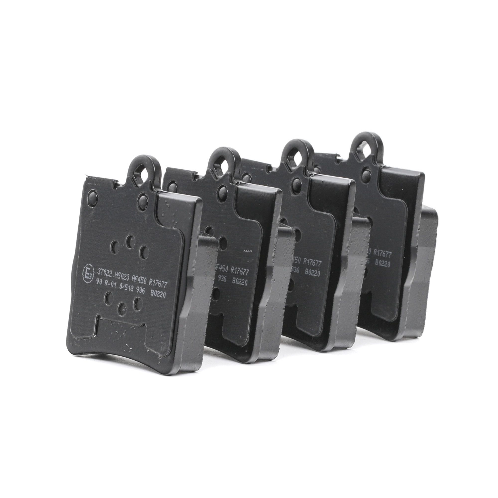 A.B.S. Plaquettes De Frein 37022 Jeu De Plaquettes De Frein,Jeu de plaquettes de frein, frein à disq