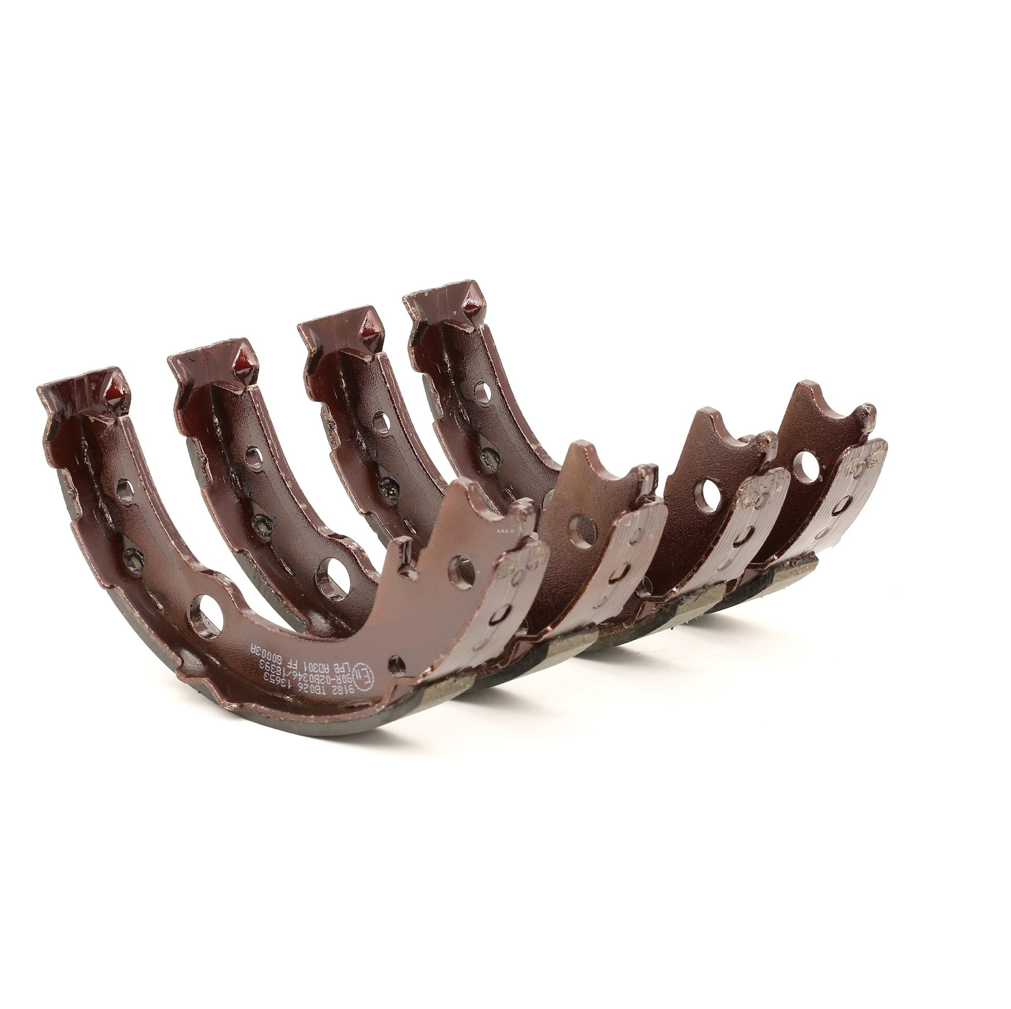A.B.S. Mâchoires De Frein à Main 9182 Jeu de mâchoires de frein, frein de stationnement TOYOTA,YARIS