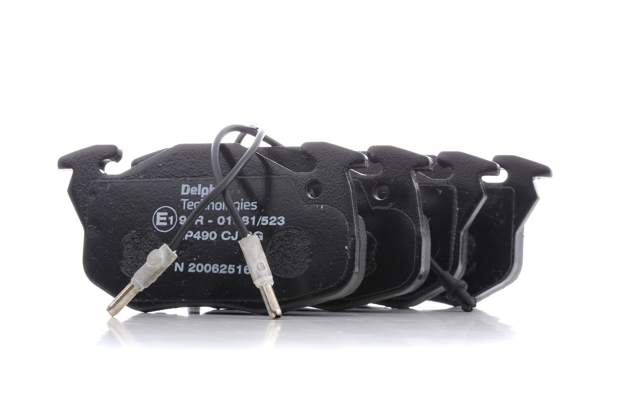 delphi Bremsbeläge LP490 Bremsklötze,Scheibenbremsbelag RENAULT,CITROËN,PEUGEOT,MEGANE Scenic JA0/1_,MEGANE I BA0/1_,MEGANE I Cabriolet EA0/1_
