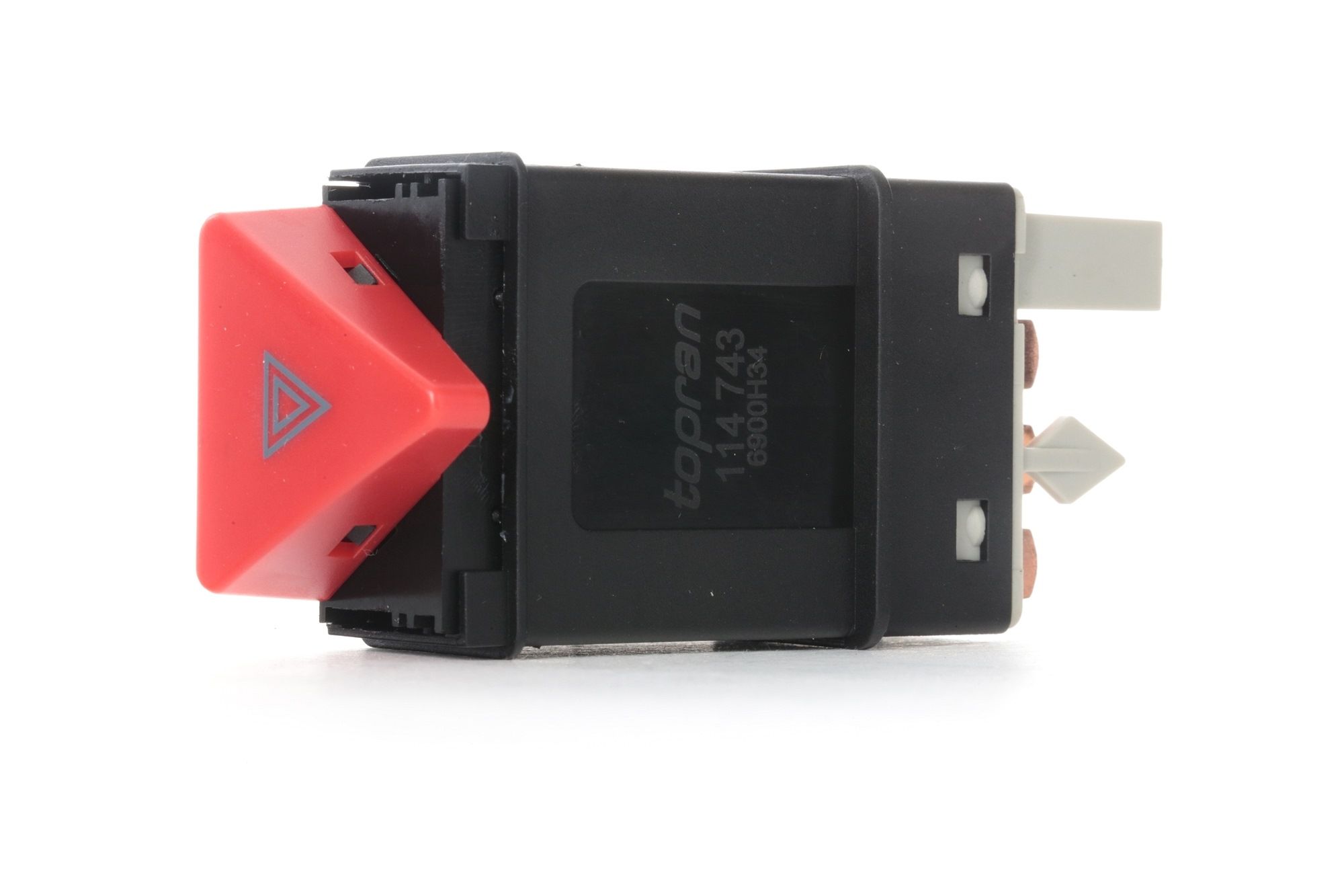 TOPRAN Interrupteur de signal de détresse 114 743 VW,POLO 6N2,TRANSPORTER IV Autobús 70XB, 70XC, 7DB