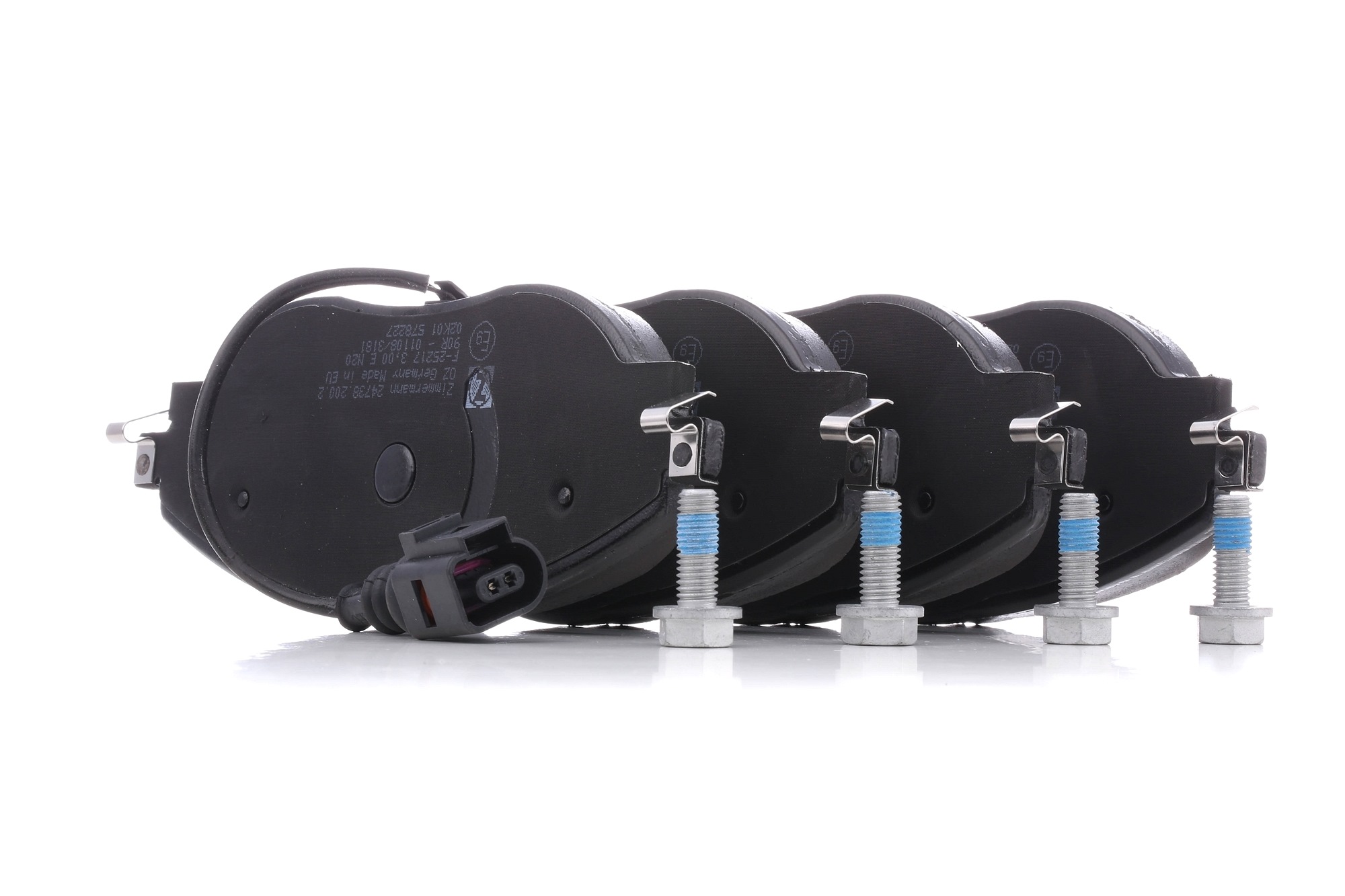 ZIMMERMANN Plaquettes De Frein 24738.200.2 Jeu De Plaquettes De Frein,Jeu de plaquettes de frein, fr