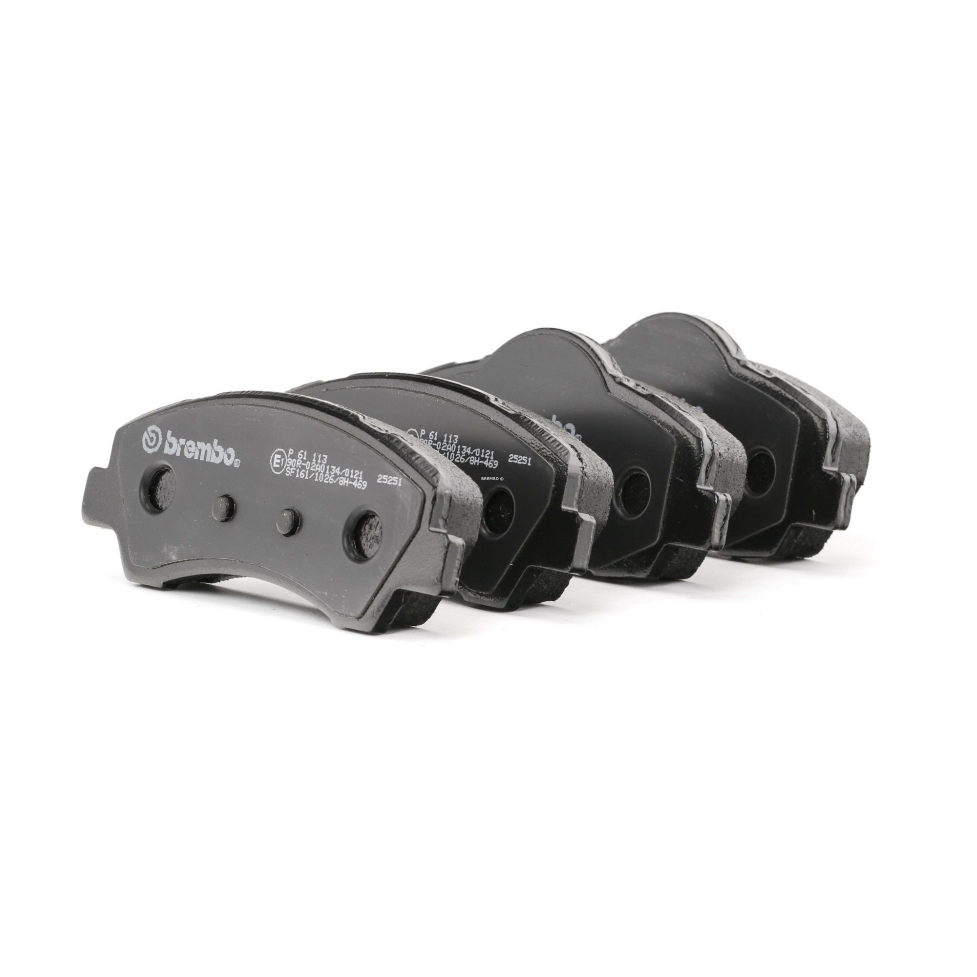 BREMBO Plaquettes De Frein P 61 113 Jeu De Plaquettes De Frein,Jeu de plaquettes de frein, frein à d