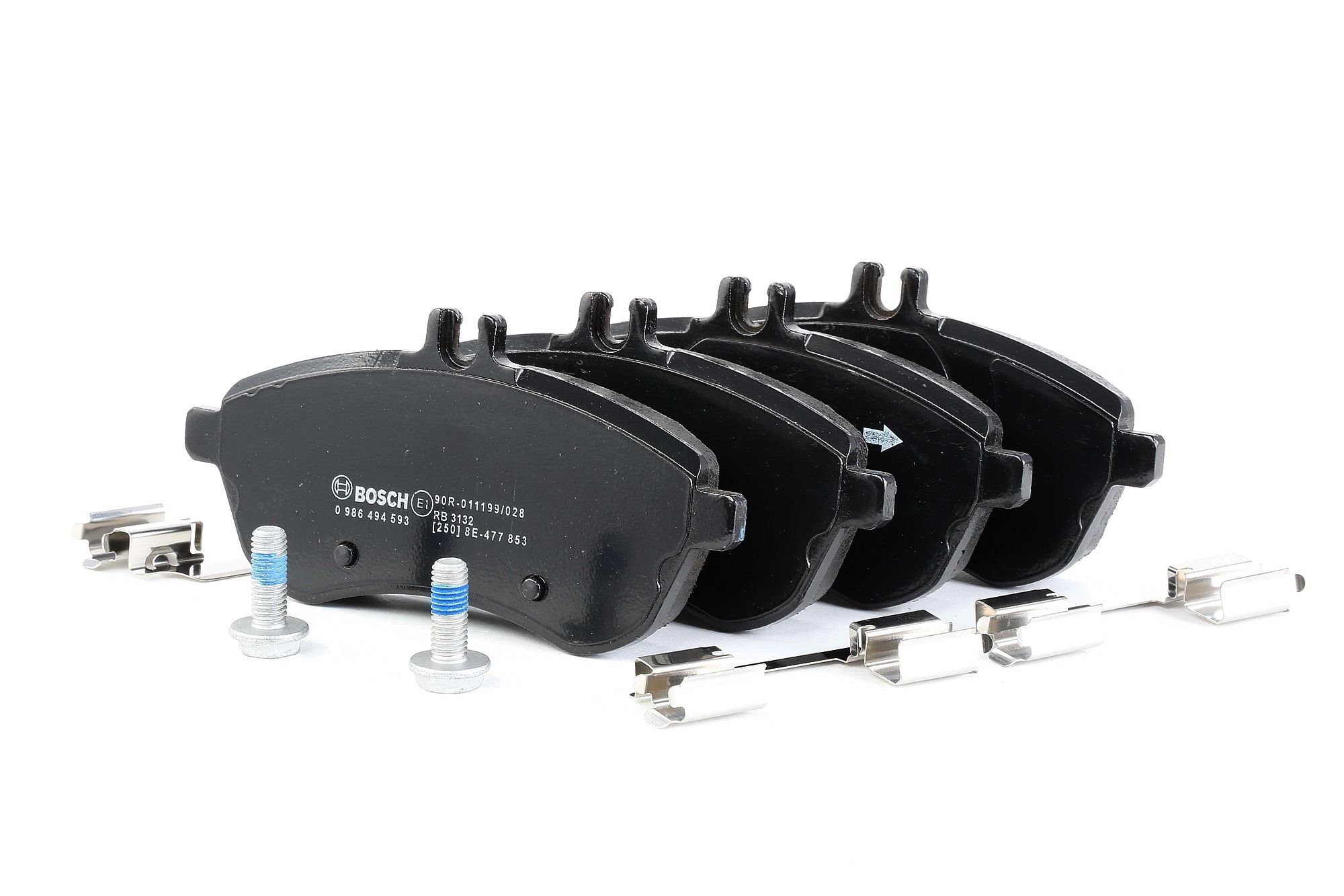 BOSCH Plaquettes De Frein 0 986 494 593 Jeu De Plaquettes De Frein,Jeu de plaquettes de frein, frein