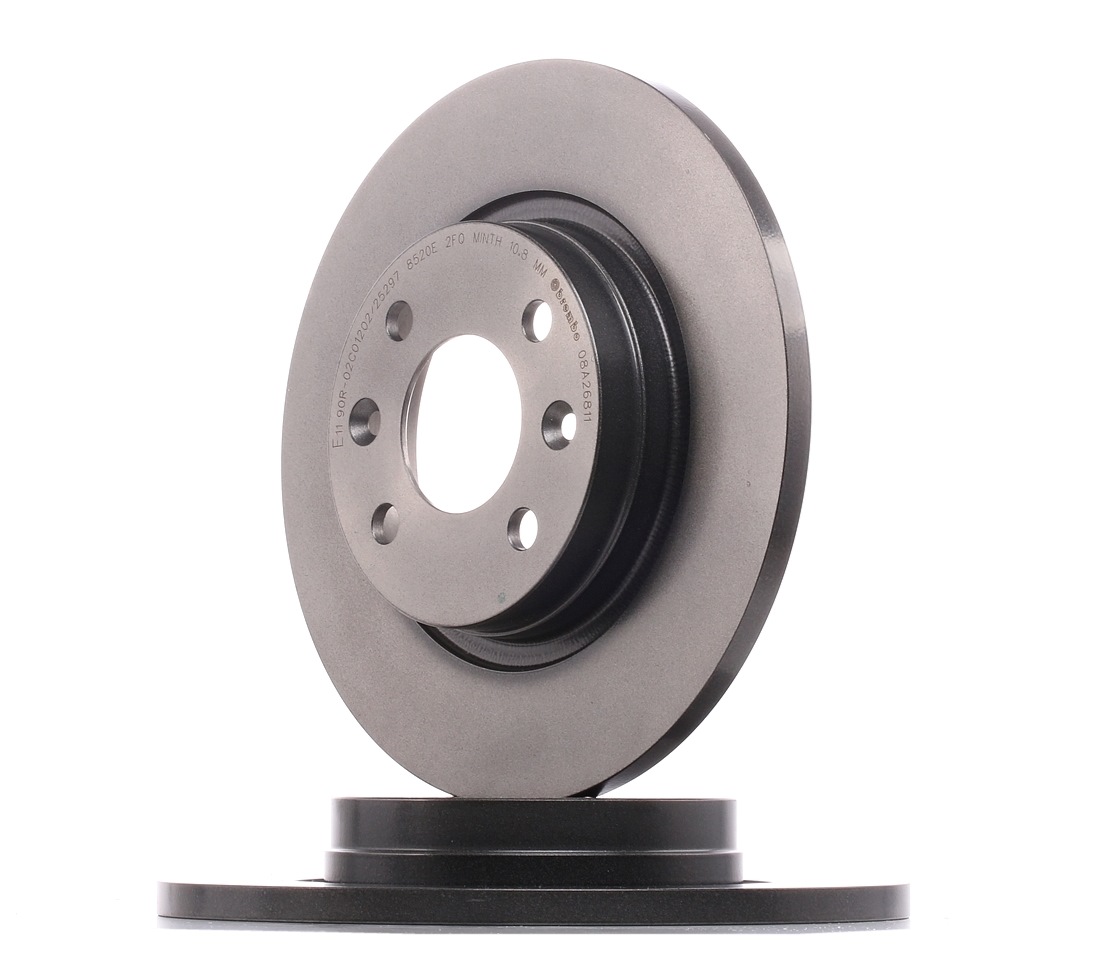 BREMBO Disques De Frein 08.A268.11 Frein à Disque,Disque de frein RENAULT,DACIA,SMART,TWINGO I C06_,