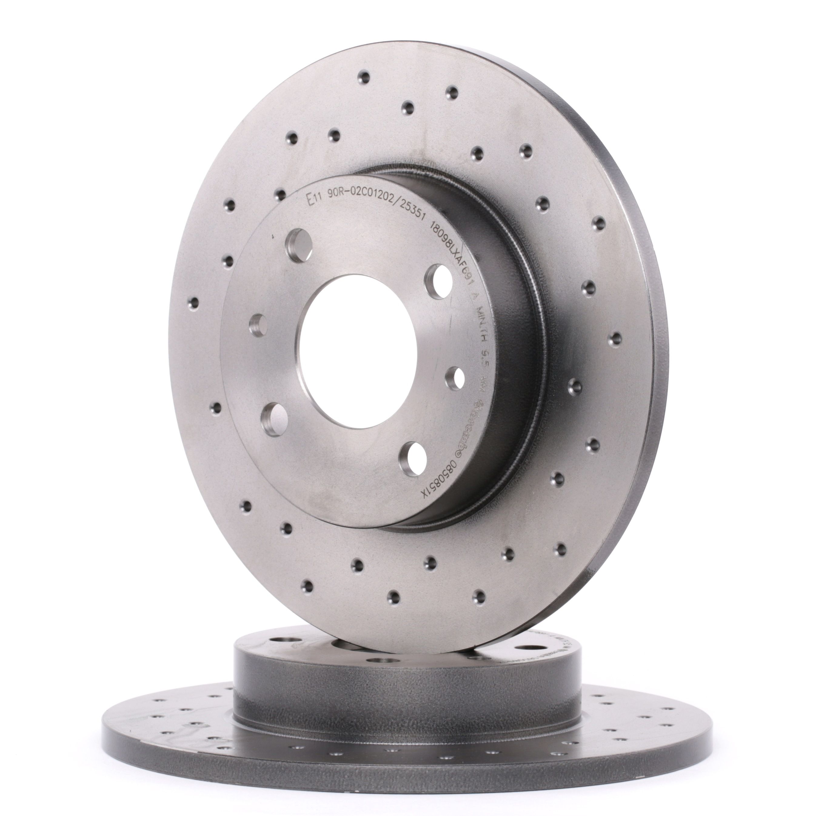 BREMBO Disques De Frein 08.5085.1X Frein à Disque,Disque de frein FIAT,LANCIA,FORD,PUNTO 188,500 312