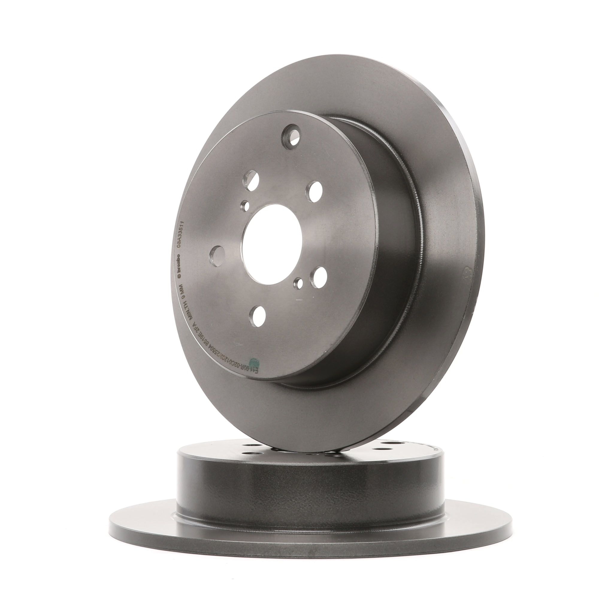 BREMBO Disques De Frein 08.A335.11 Frein à Disque,Disque de frein TOYOTA,AVENSIS T25_,AVENSIS Ranche