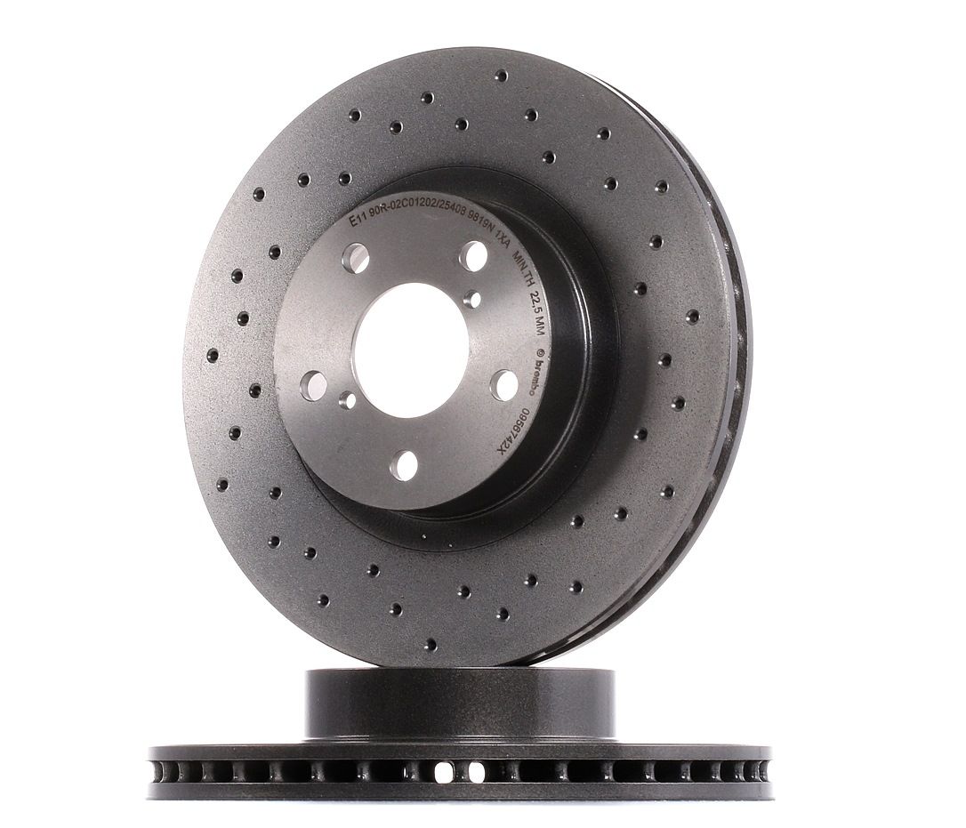 BREMBO Disques De Frein 09.5674.2X Frein à Disque,Disque de frein SUBARU,TOYOTA,IMPREZA Sedán GD,IMP