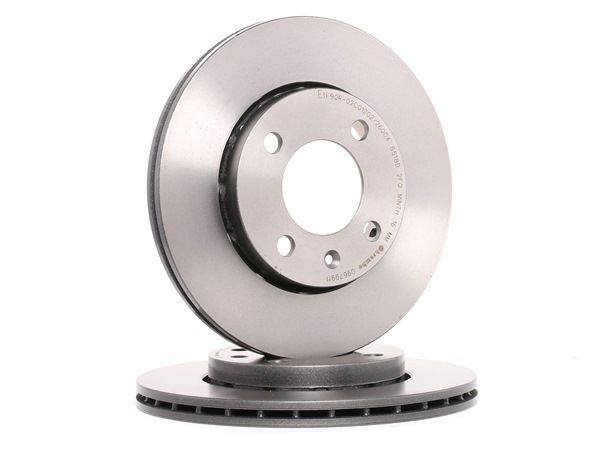 Bremsscheibe Bremsscheibendicke: 18mm, Lochanzahl: 4, Ø: 239mm mit OEM-Nummer 6N0.615.301C