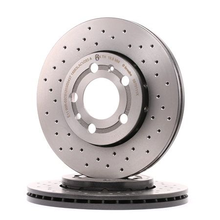 Bremsscheibe Bremsscheibendicke: 22mm, Lochanzahl: 5, Ø: 256mm mit OEM-Nummer 6QD 615 301