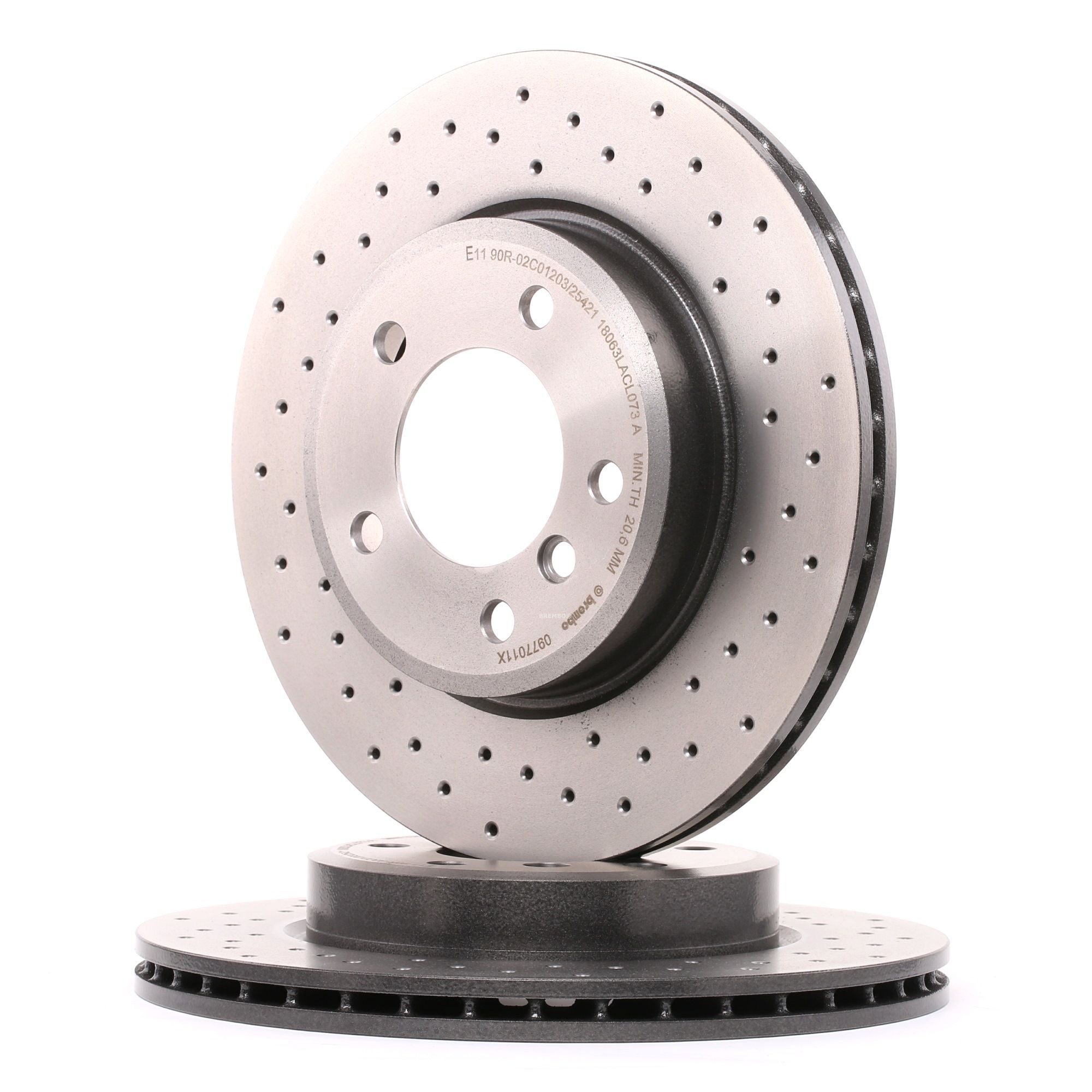 BREMBO Disques De Frein 09.7701.1X Frein à Disque,Disque de frein BMW,3 E46,3 Coupé E46,3 Touring E4