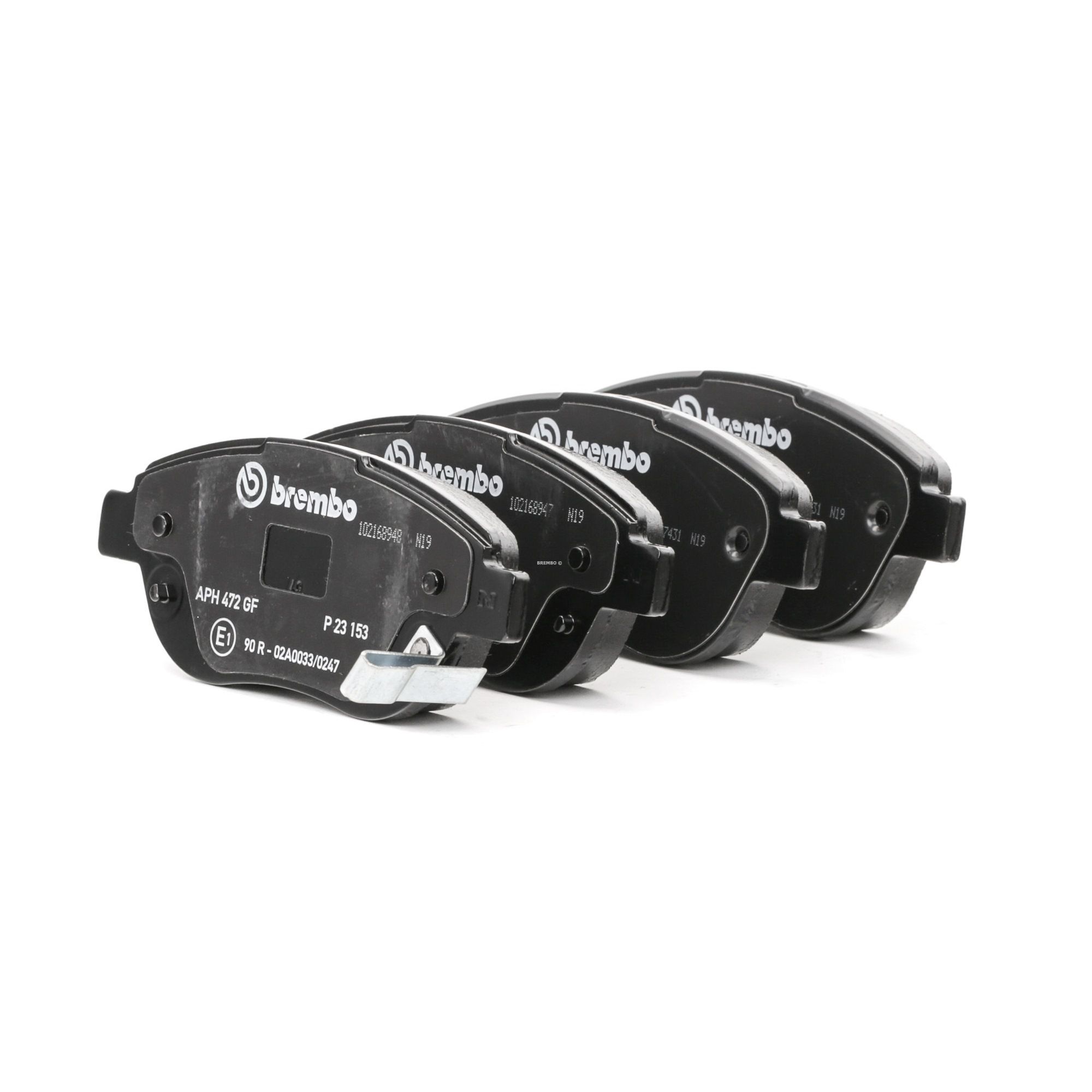 BREMBO Plaquettes De Frein P 23 153 Jeu De Plaquettes De Frein,Jeu de plaquettes de frein, frein à d