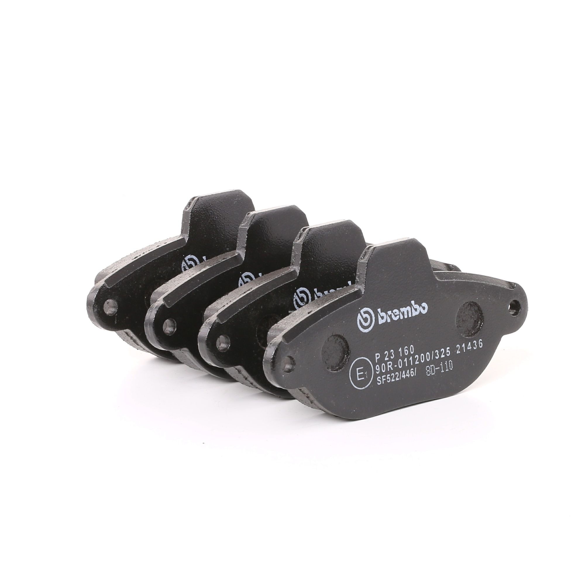 BREMBO Plaquettes De Frein P 23 160 Jeu De Plaquettes De Frein,Jeu de plaquettes de frein, frein à d